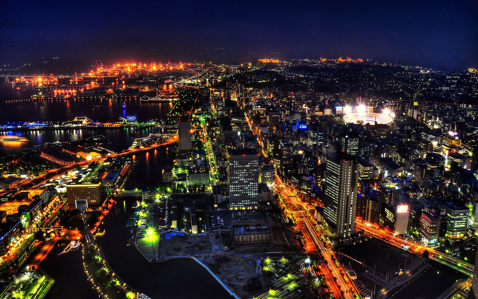 1920x1200 street HD Collections Night Wallpaper