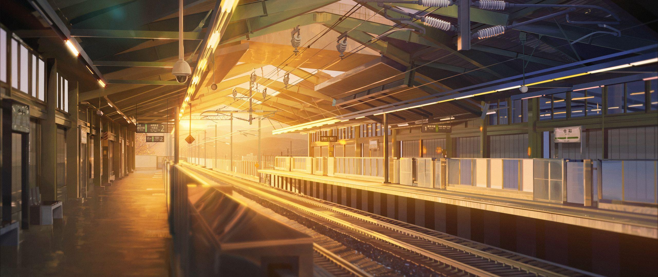 Anime Train Wallpapers Top Free Anime Train Backgrounds Wallpaperaccess Most scene were paint over photos in photoshop. anime train wallpapers top free anime