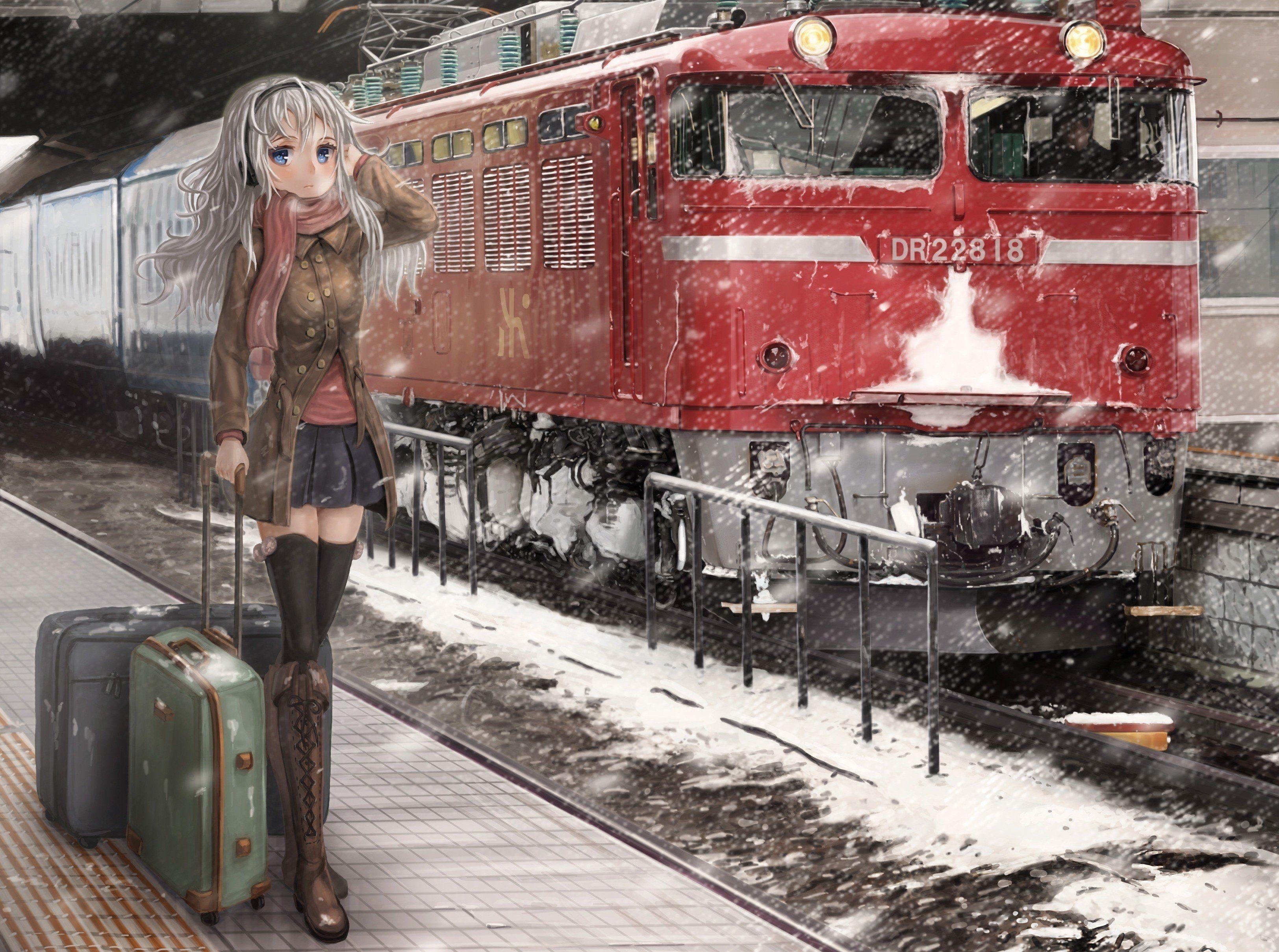 Anime Train Wallpapers Top Free Anime Train Backgrounds WallpaperAccess