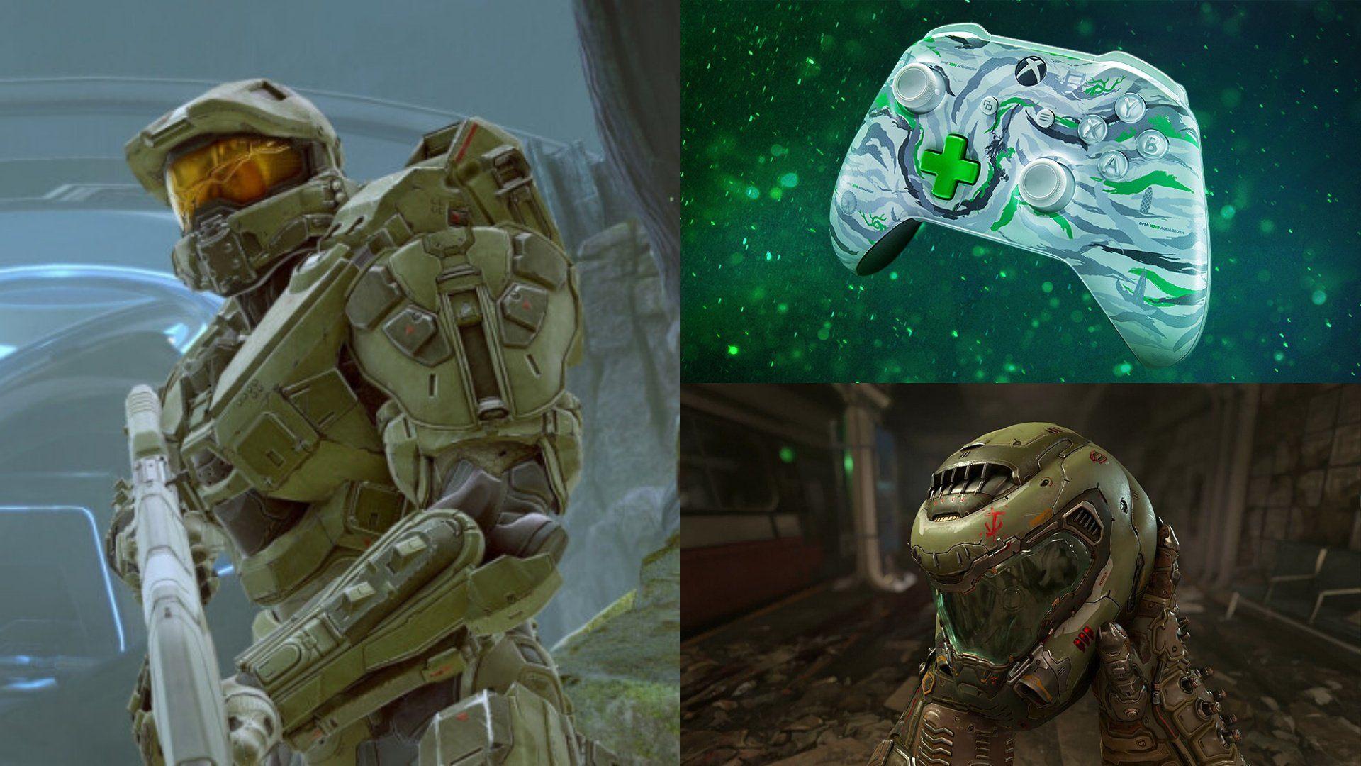1920x1080 Random: Do You See A Controller, Master Chief Or Doomguy?