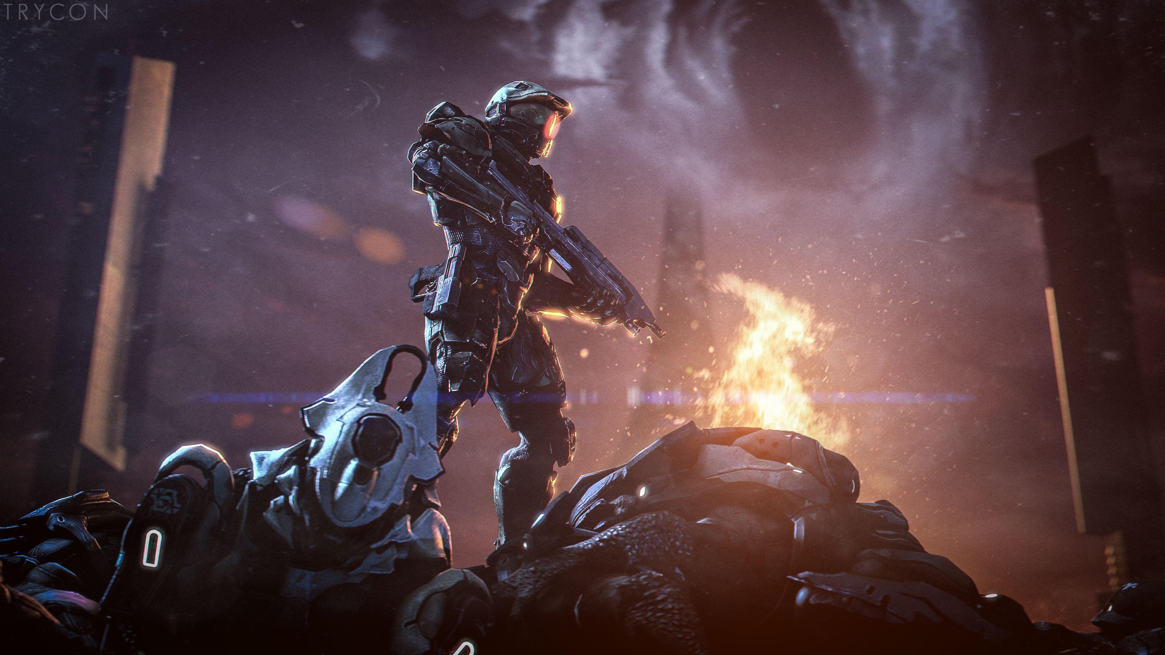 3840x2160 #Halo, #Master Chief, wallpaper
