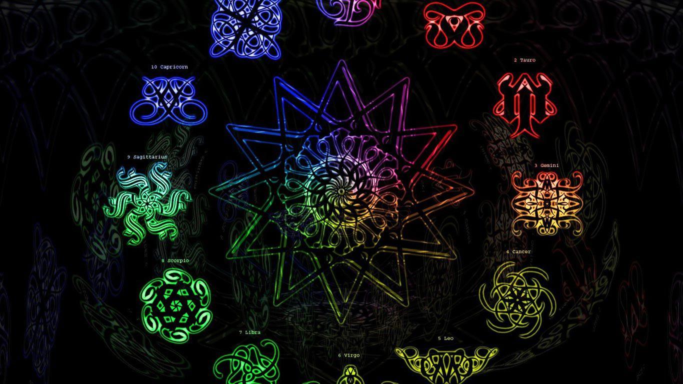 1366x768 Zodiac Signs Wallpaper. Chinese Zodiac Wallpaper, Zodiac Signs Wallpaper and Zodiac Clock Wallpaper