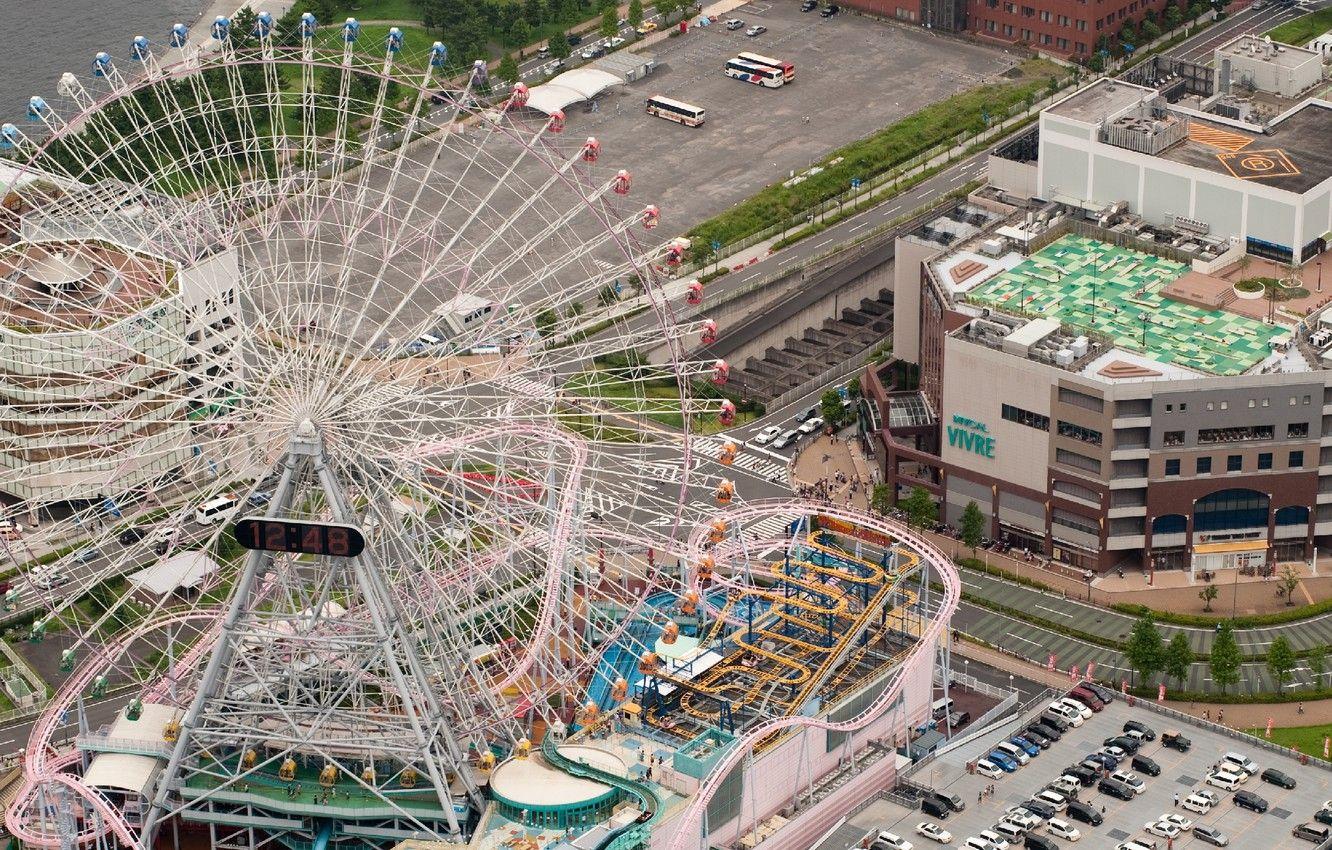 1332x850 Wallpaper Japan, Yokohama, city image for desktop, section город