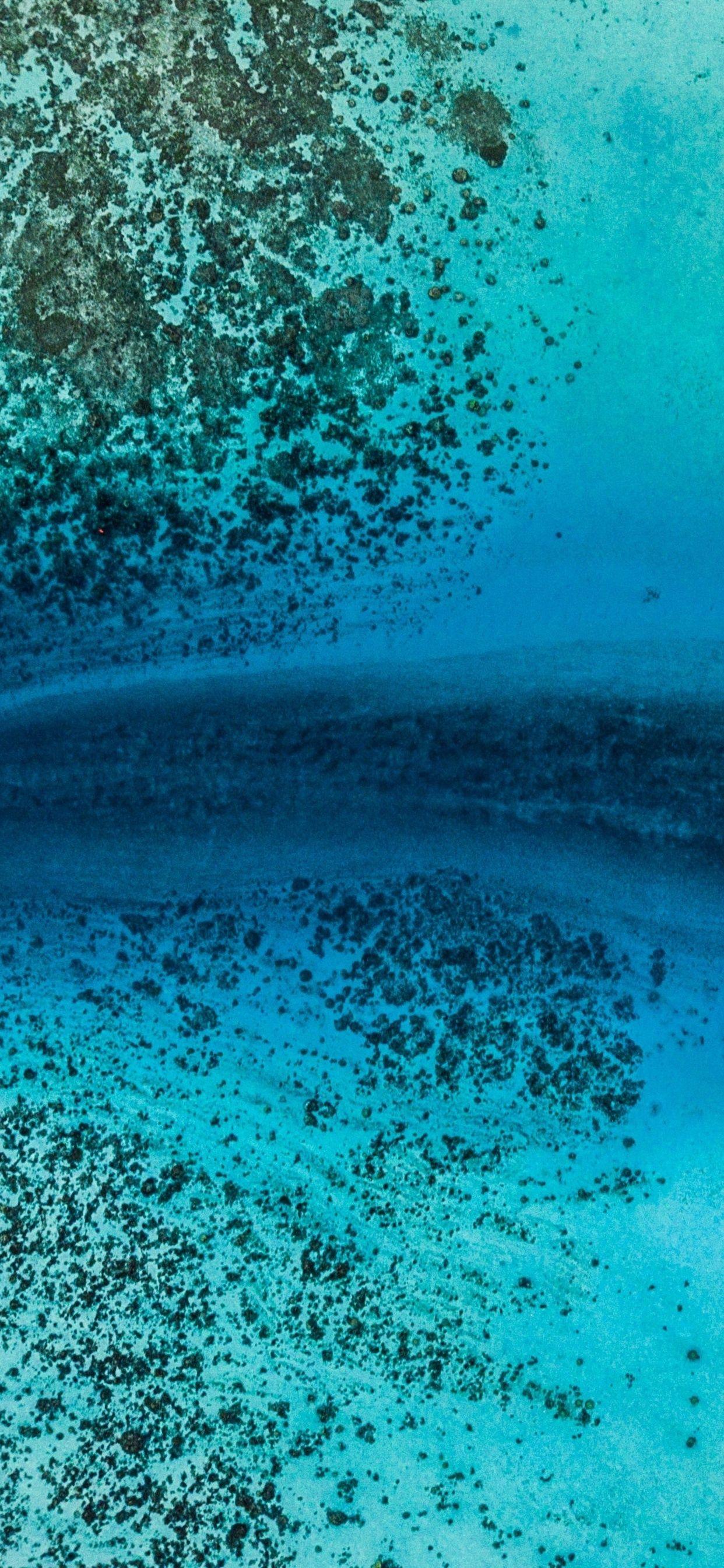 1242x2688 Ocean Drone View 4k iPhone XS MAX HD 4k Wallpaper
