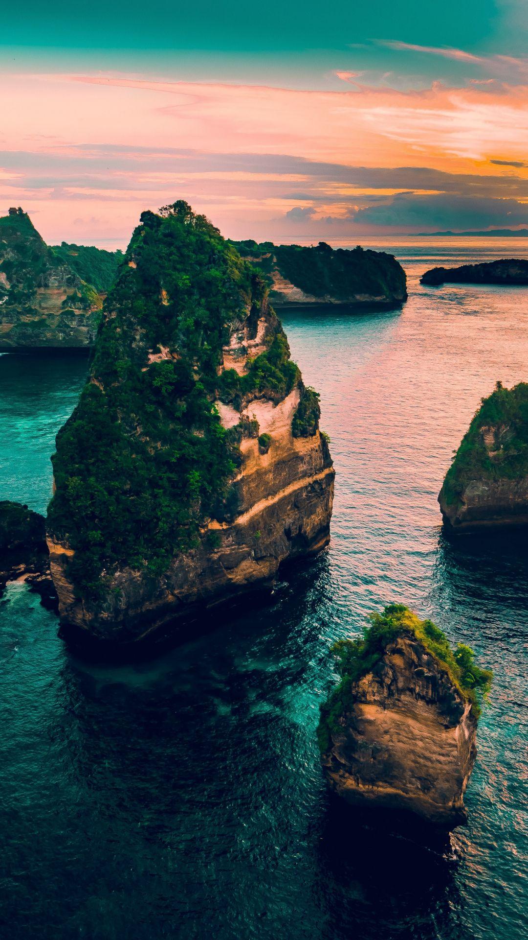 1080x1920 Atuh Beach iPhone Wallpaper