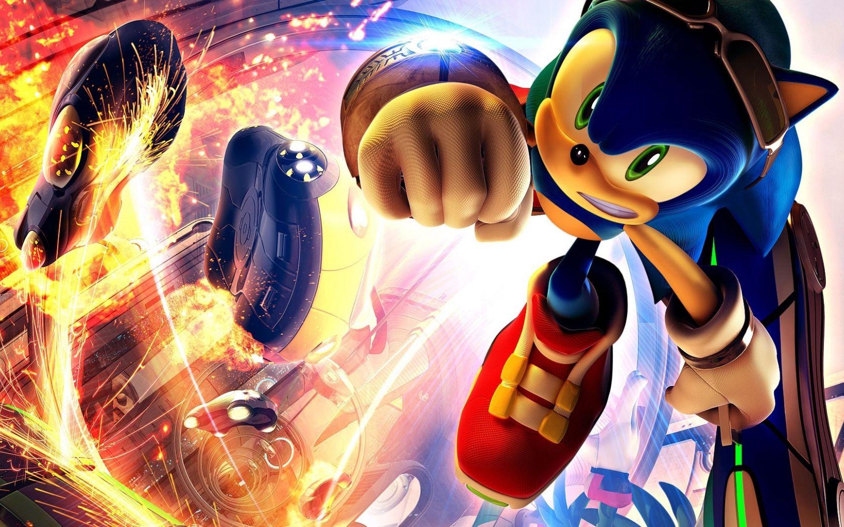 1680x1050 Free download Sonic Riders 1080p Game Wallpaper HD Wallpaper