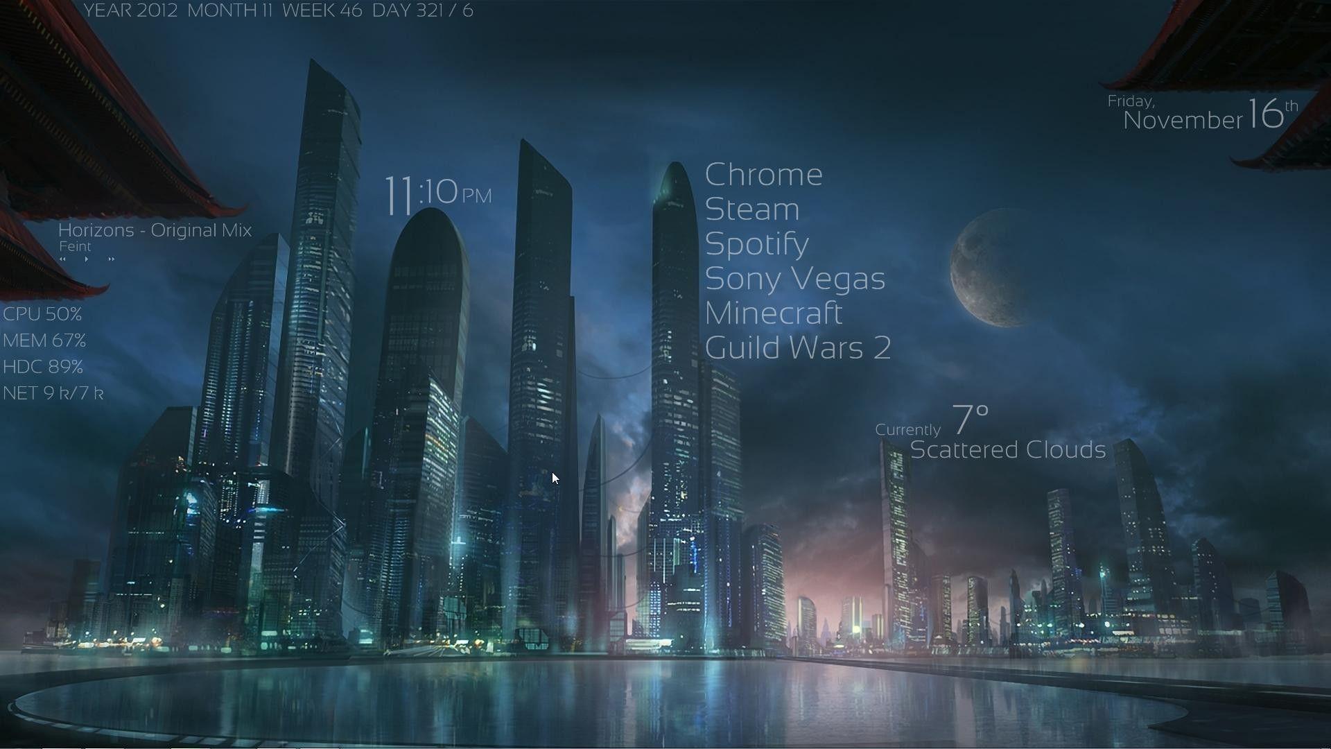 1920x1080 Neo Tokyo Wallpaper, Picture