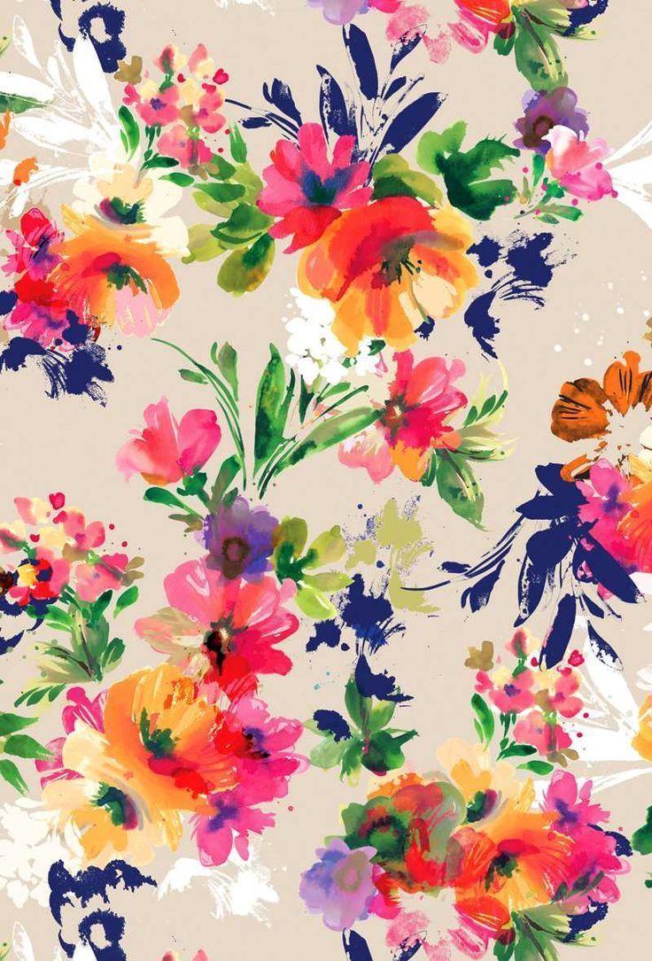 Mind The Gap Floral Painting - Free Next Day Delivery | Designer Wallpapers  ™