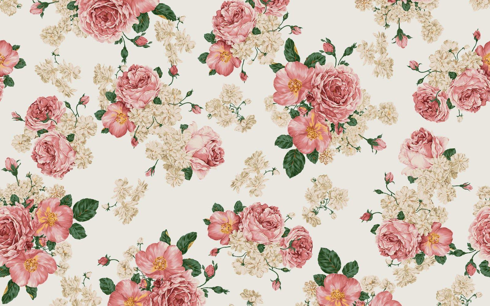 1600x1000 Floral print wallpaper tumblr
