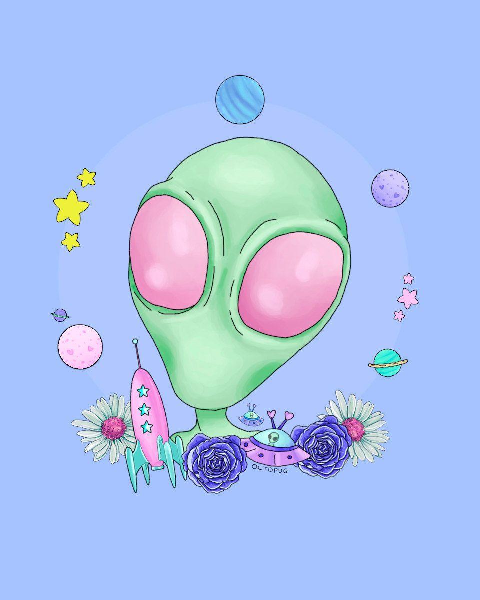 Cute Alien Desktop Wallpapers Top Free Cute Alien Desktop Backgrounds
