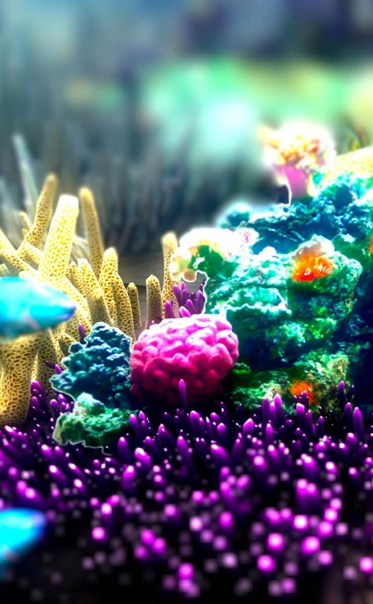 740x1196 Animal coral reef. wallpaper.sc iPhone4s