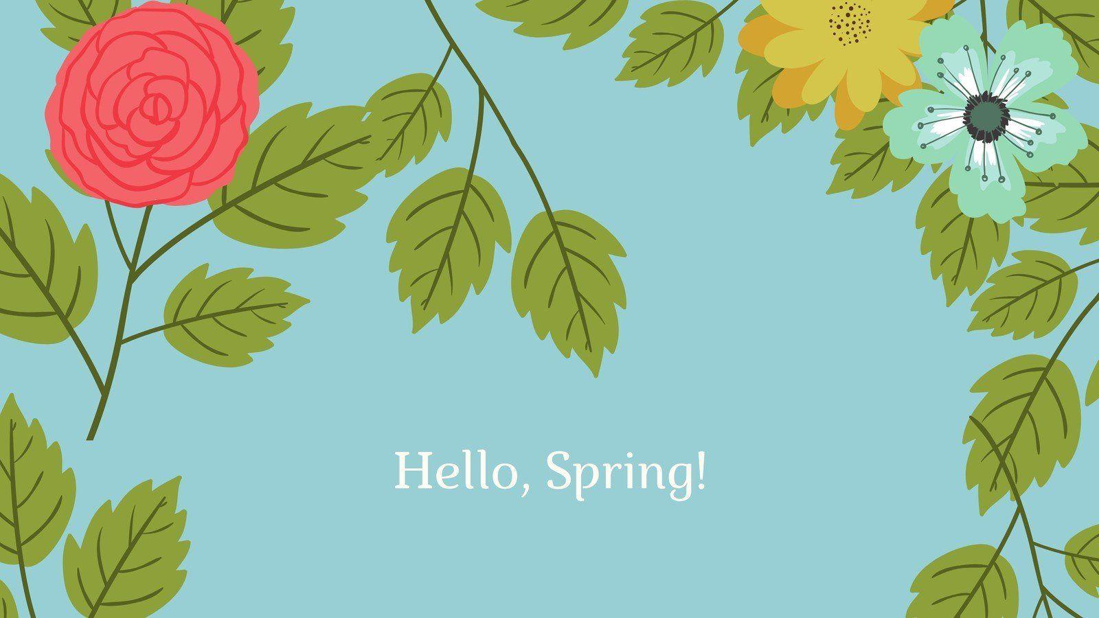 Hello Spring Desktop Wallpapers - Top Free Hello Spring Desktop ...