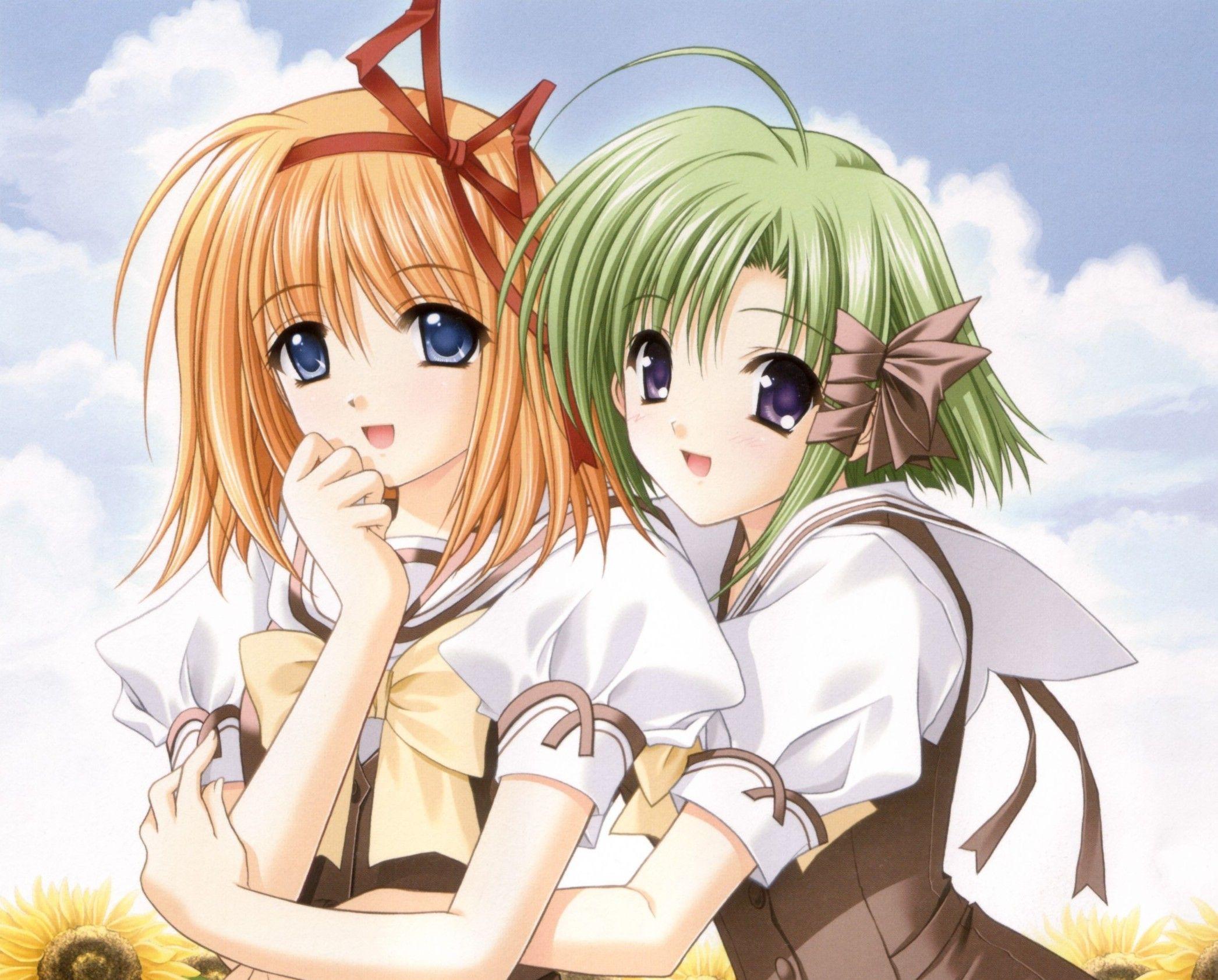 2092x1683 Ilmu Pengetahuan 9: Anime Friendship Bff