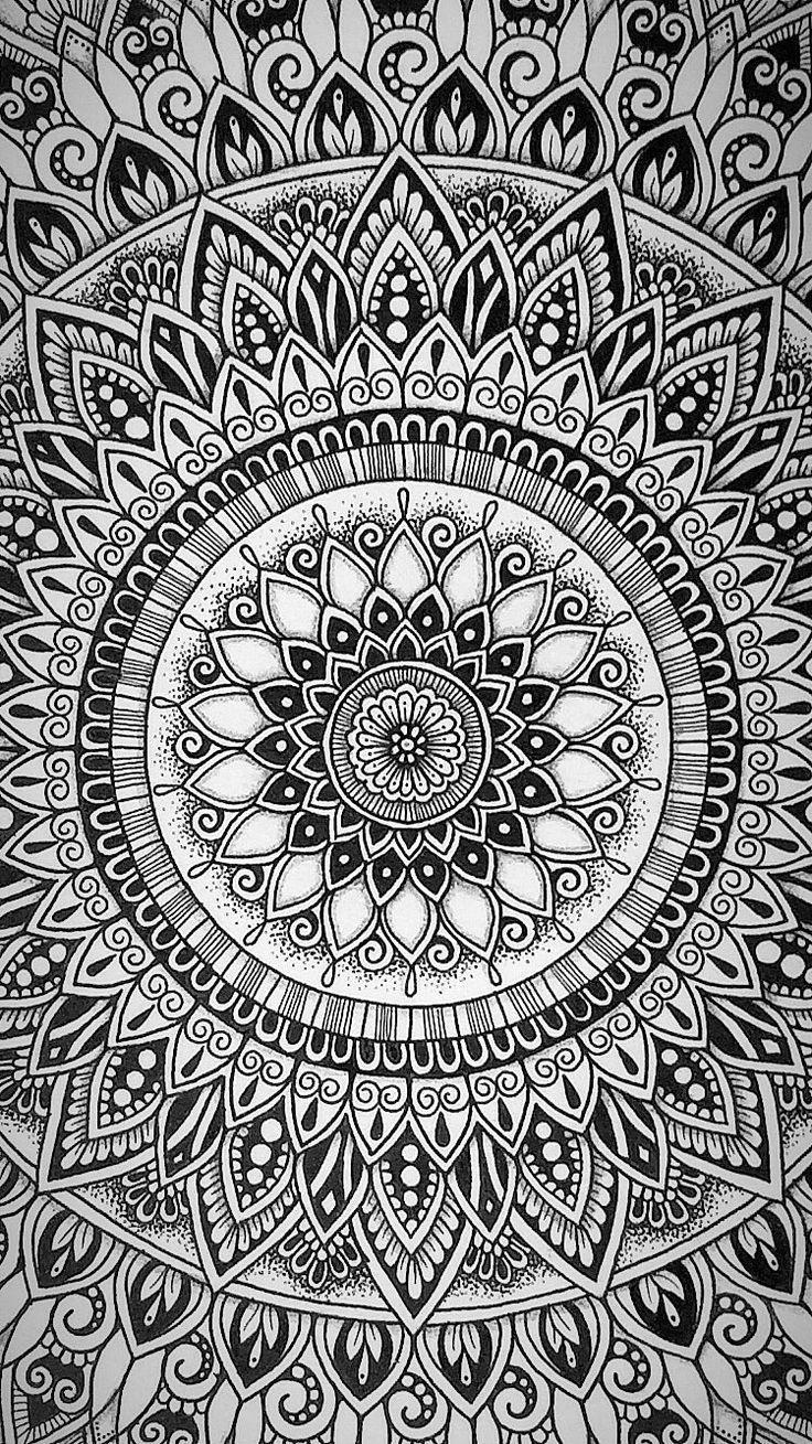 Black Mandala Wallpapers - Top Free Black Mandala Backgrounds -  WallpaperAccess