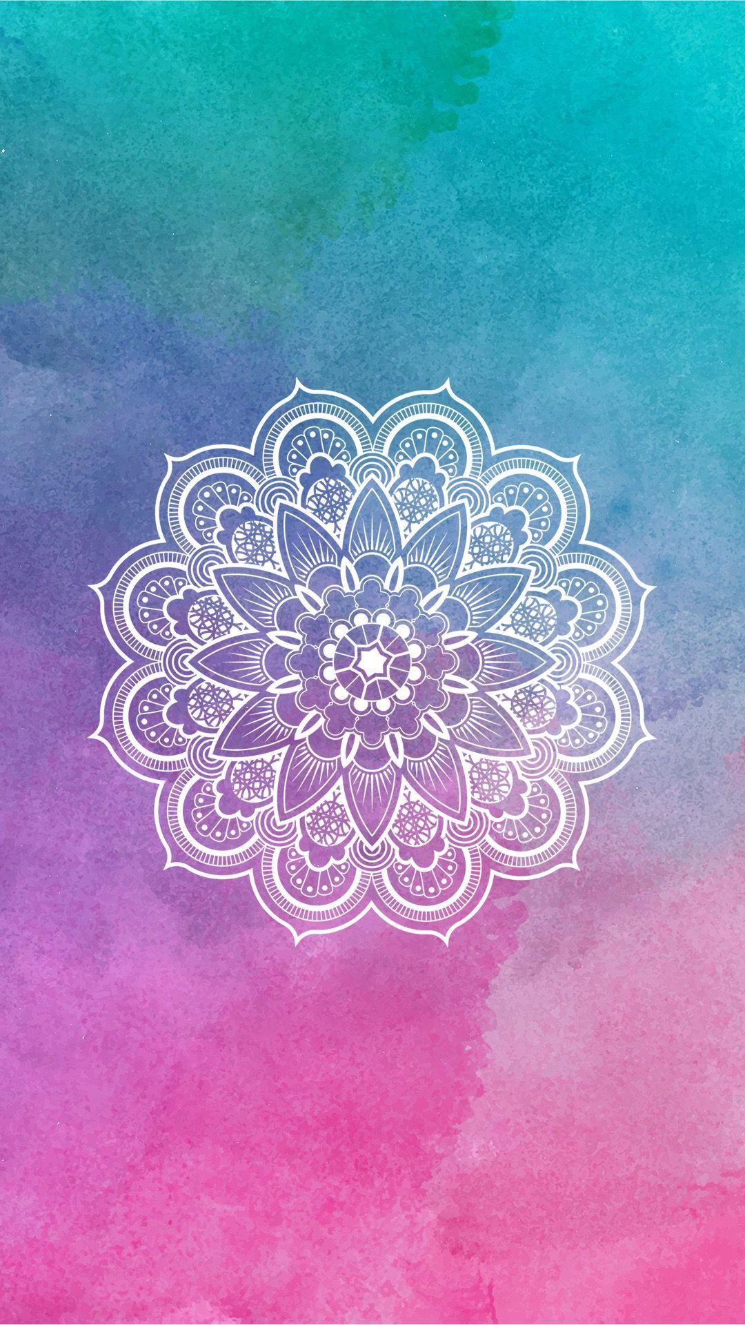 1080x1920 Beautiful. Mandala wallpaper, Cute wallpaper, Mandala background