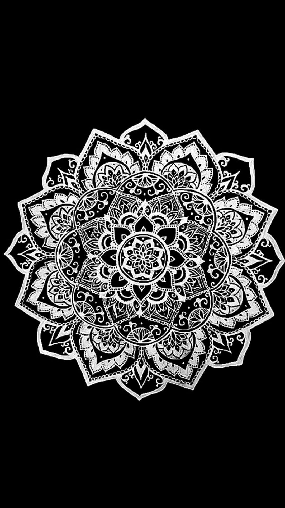 Black Mandala Wallpapers - Top Free Black Mandala Backgrounds - WallpaperAccess