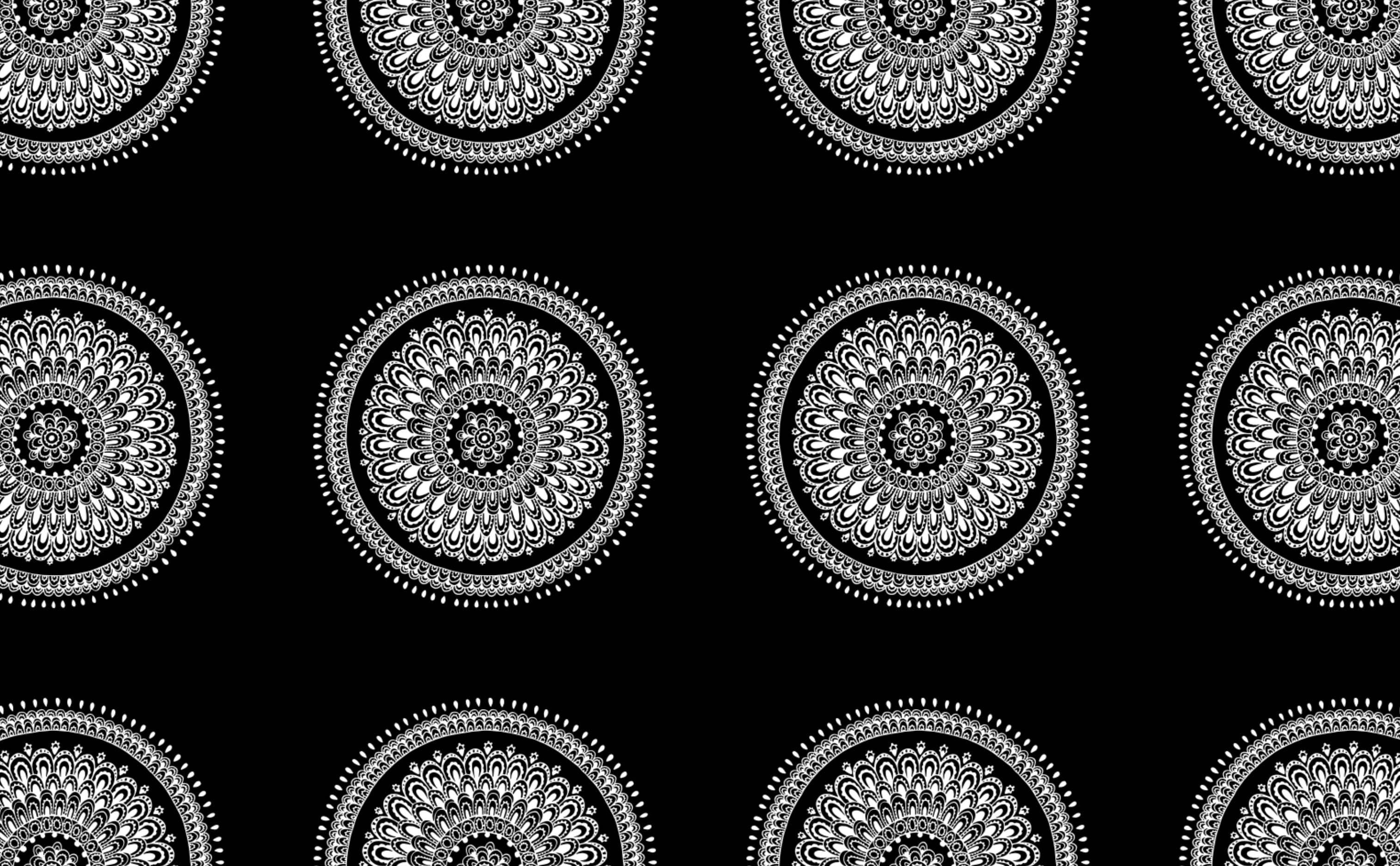 3028x1872 Mandala Symbols Wallpaper for Walls