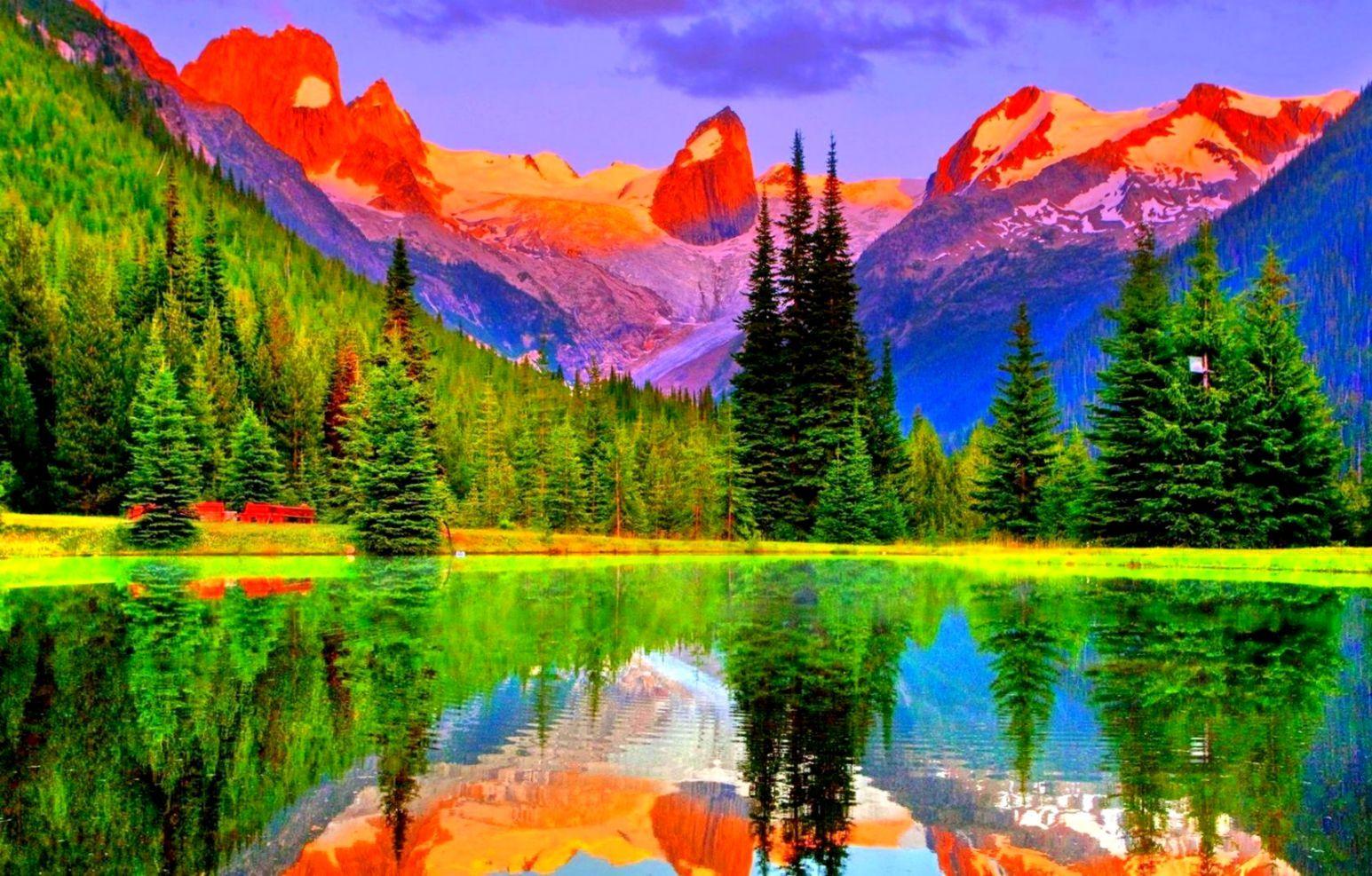 Colorful Mountain Wallpapers - Top Free Colorful Mountain Backgrounds ...