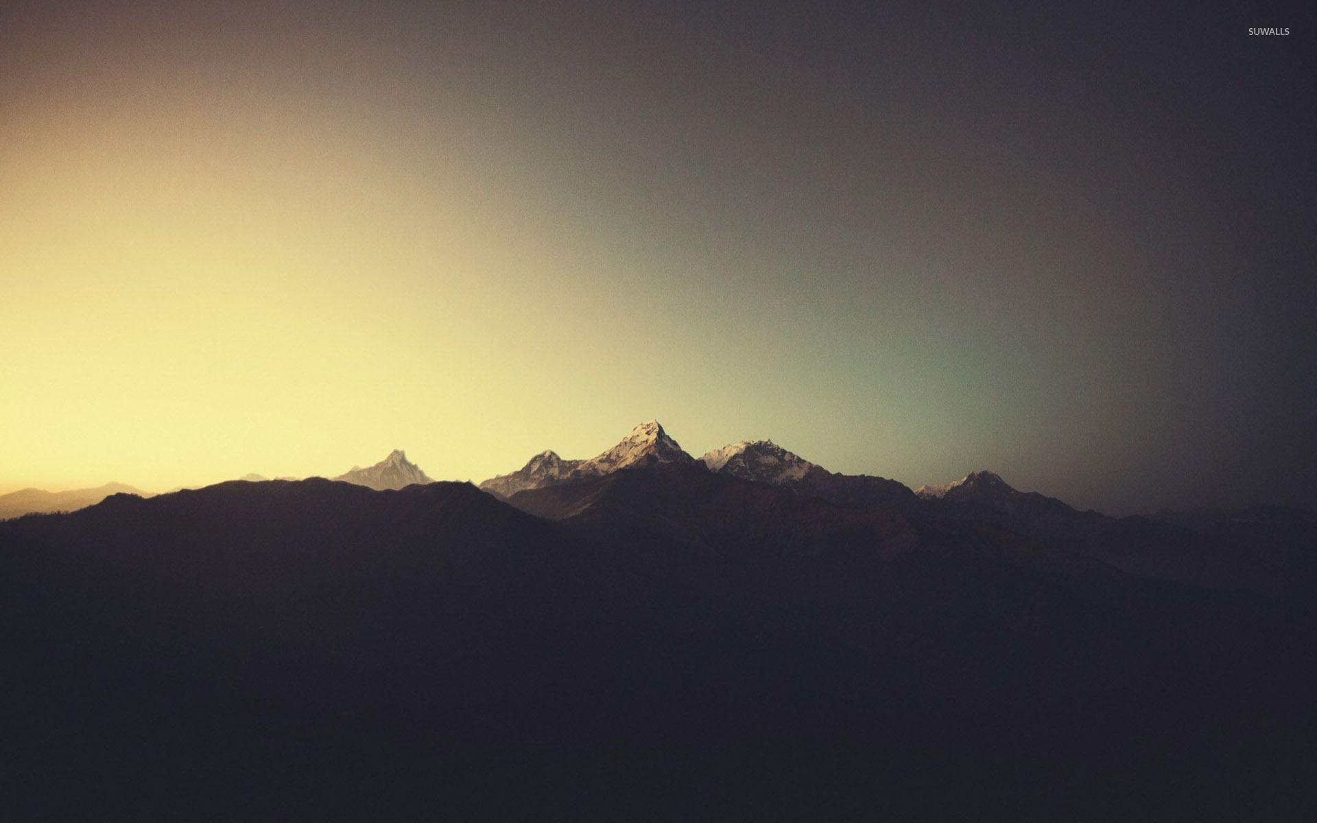1920x1200 Mountain range wallpaper wallpaper