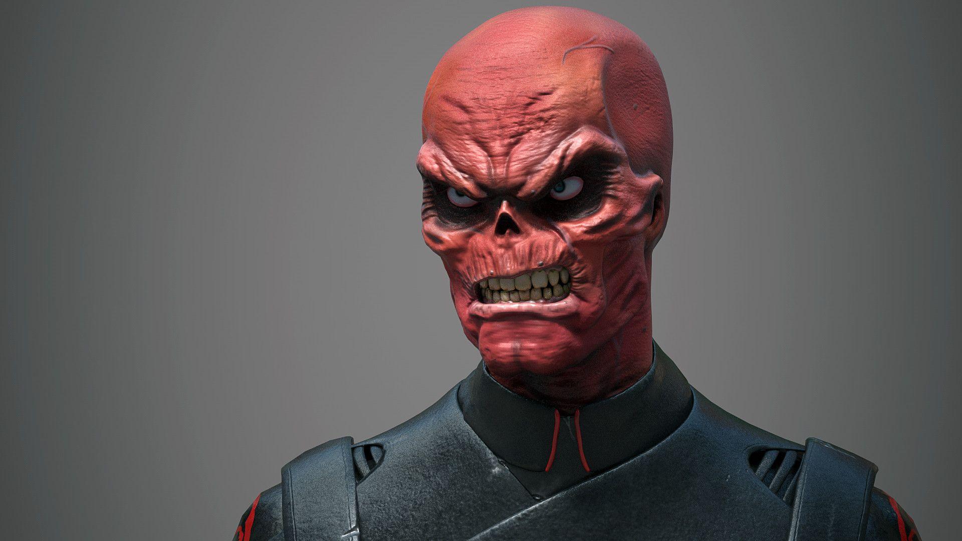 1920x1080 Red Skull Marvel, Carlos Valero