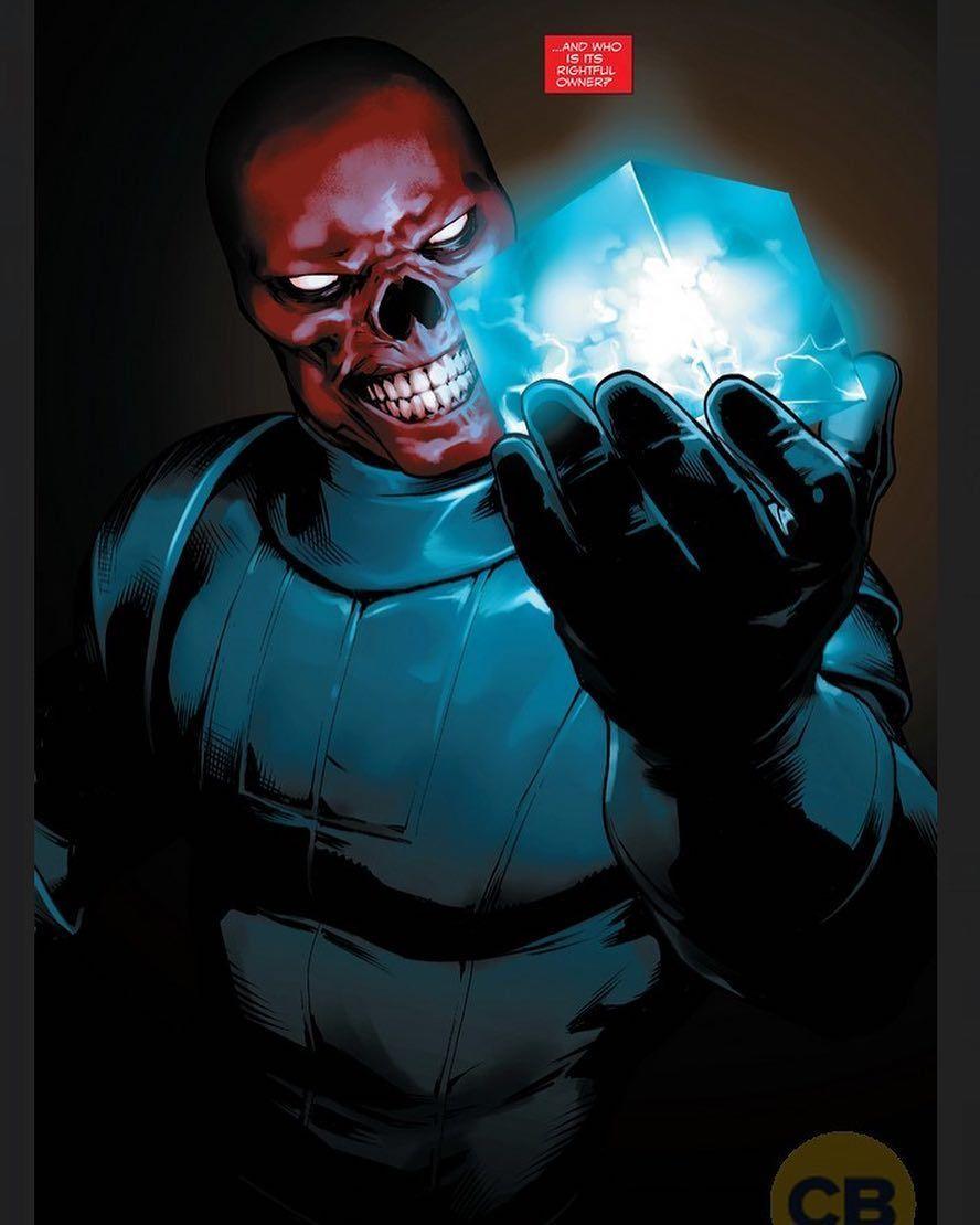 888x1110 This pic of the Red Skull with the cosmic cube is sick. Art