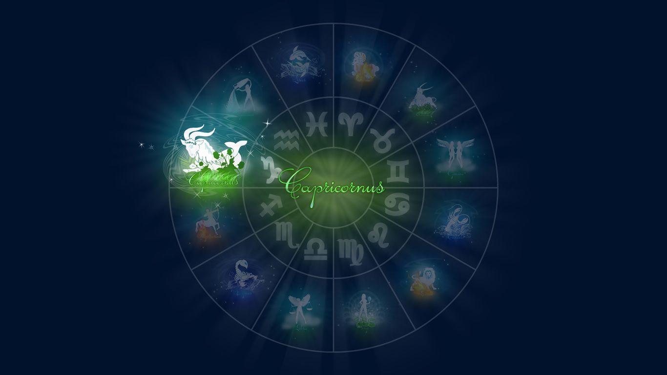 1366x768 Capricorn Sign 08. Aries Wallpaper, Astrology Signs Aries, Zodiac