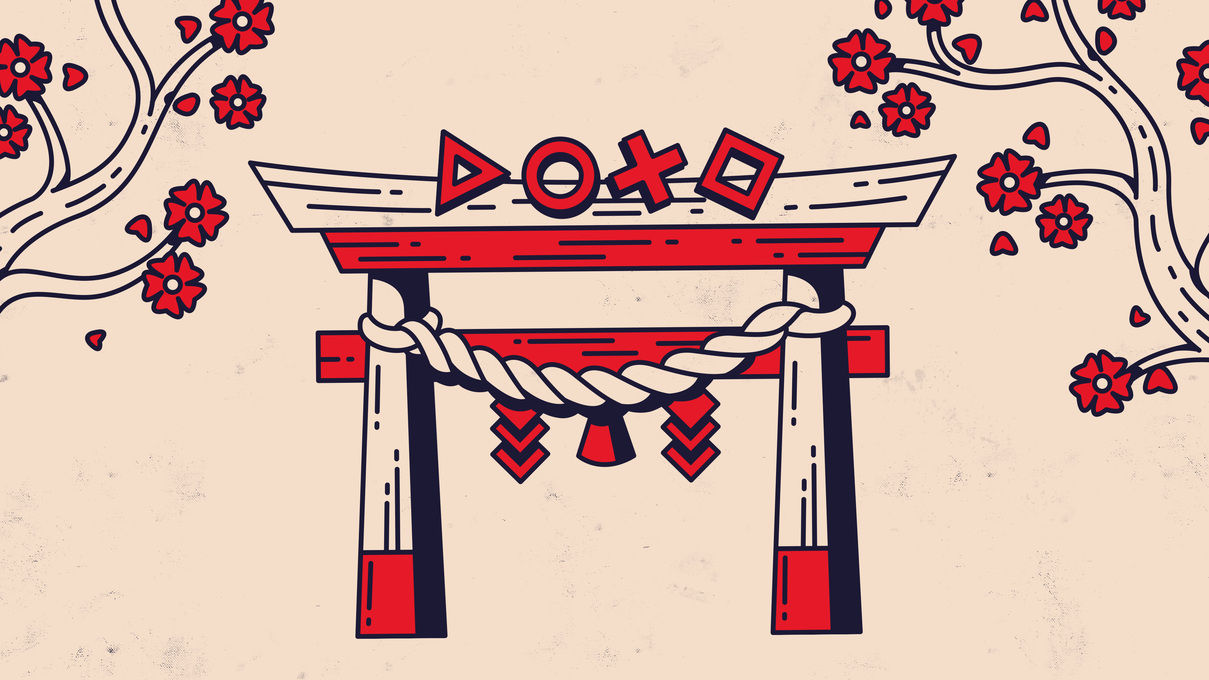 red playstation controller