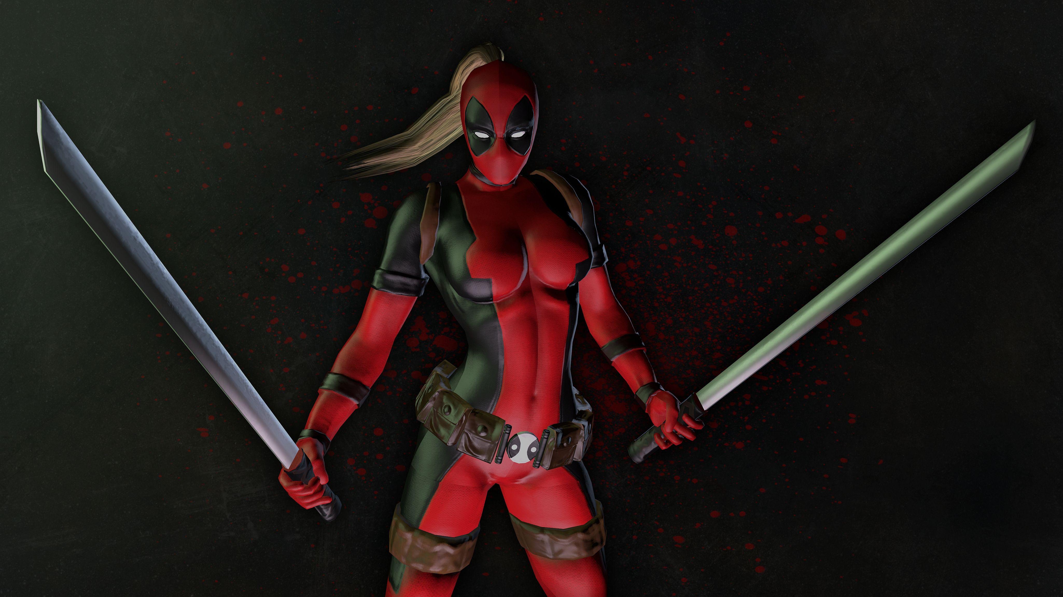4100x2306 cool deadpool wallpaper HD download free cool deadpool girl