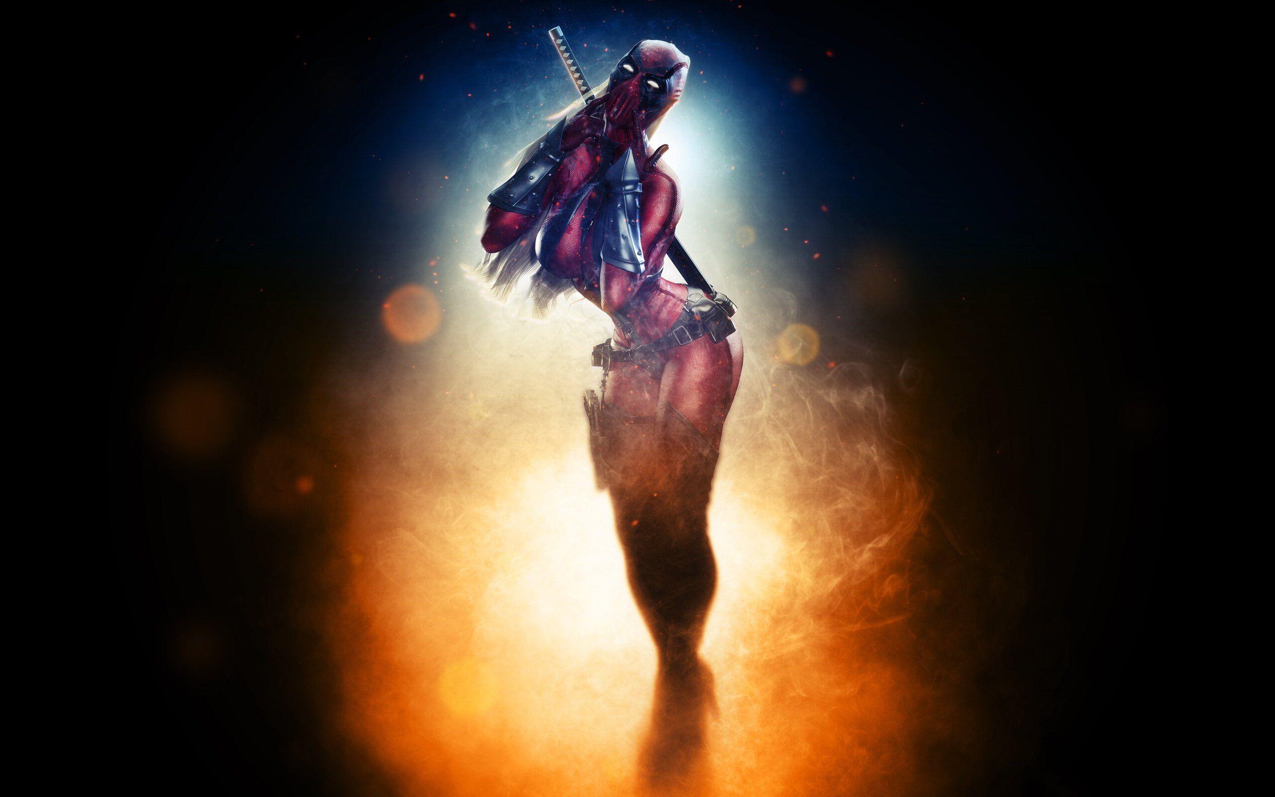 2560x1600 Deadpool Girl 4k 2560x1600 Resolution HD 4k Wallpaper