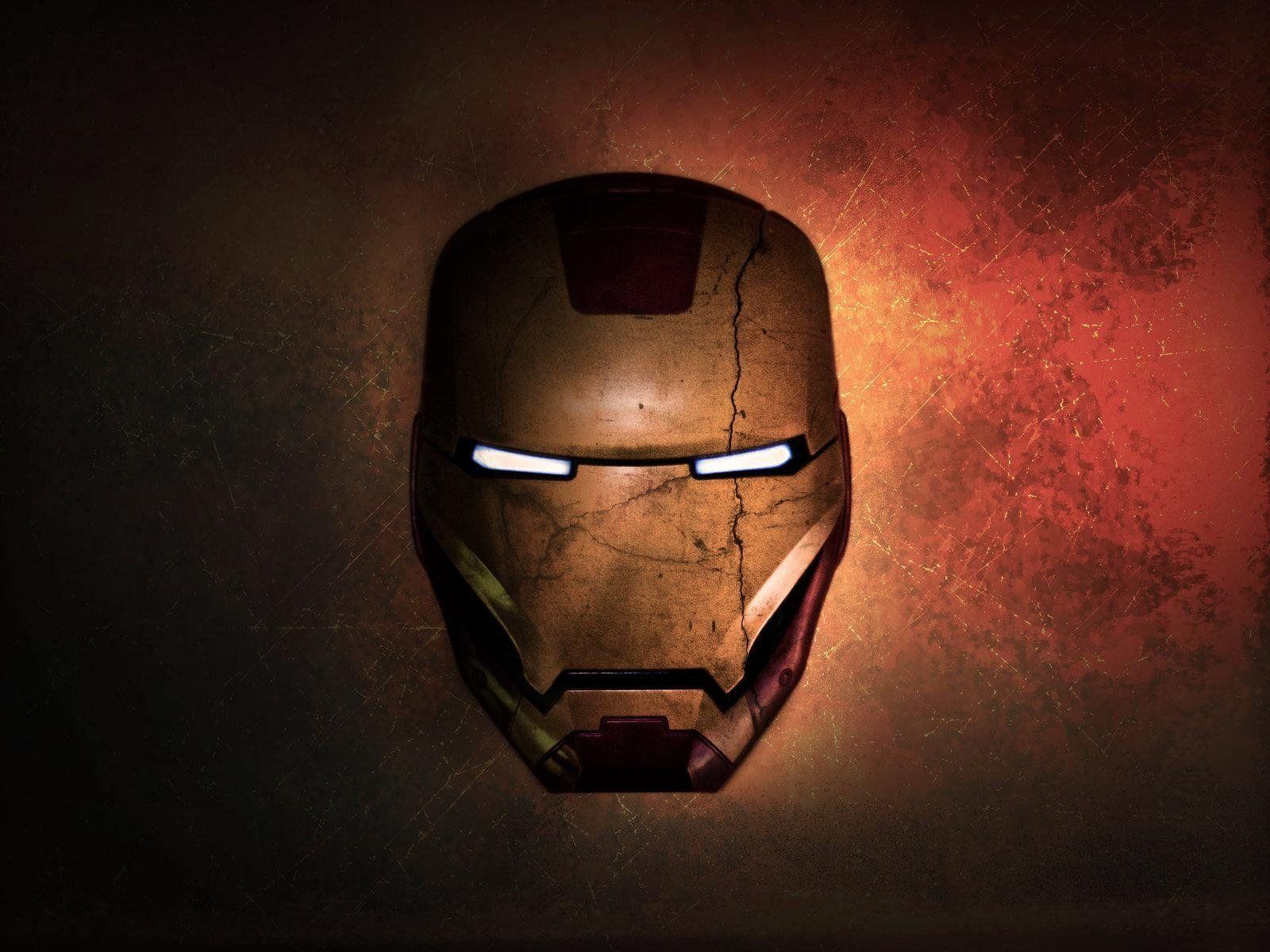 1600x1200 Full HD Iron Man Face Wallpaper