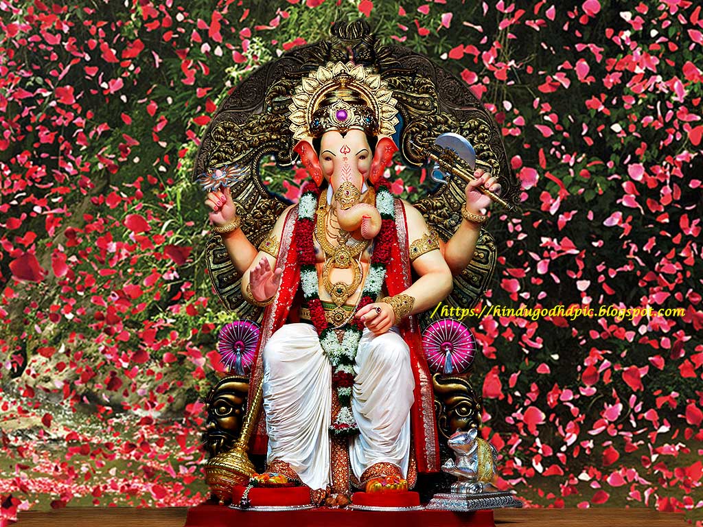 1024x768 Hình nền HD của Chúa Ganesh