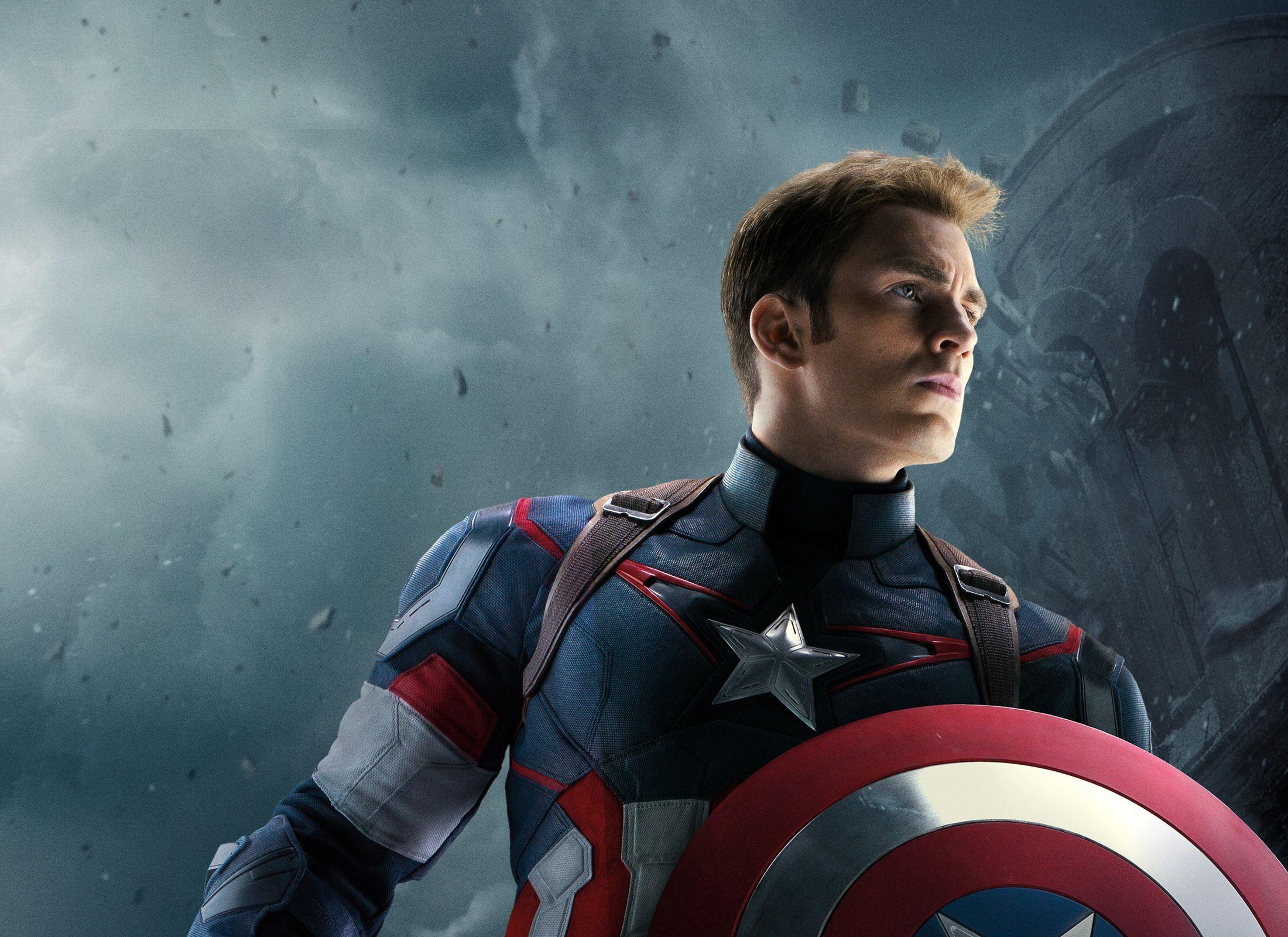 Hình nền HD 2200x1600 The Avengers Captain America.  hình nền