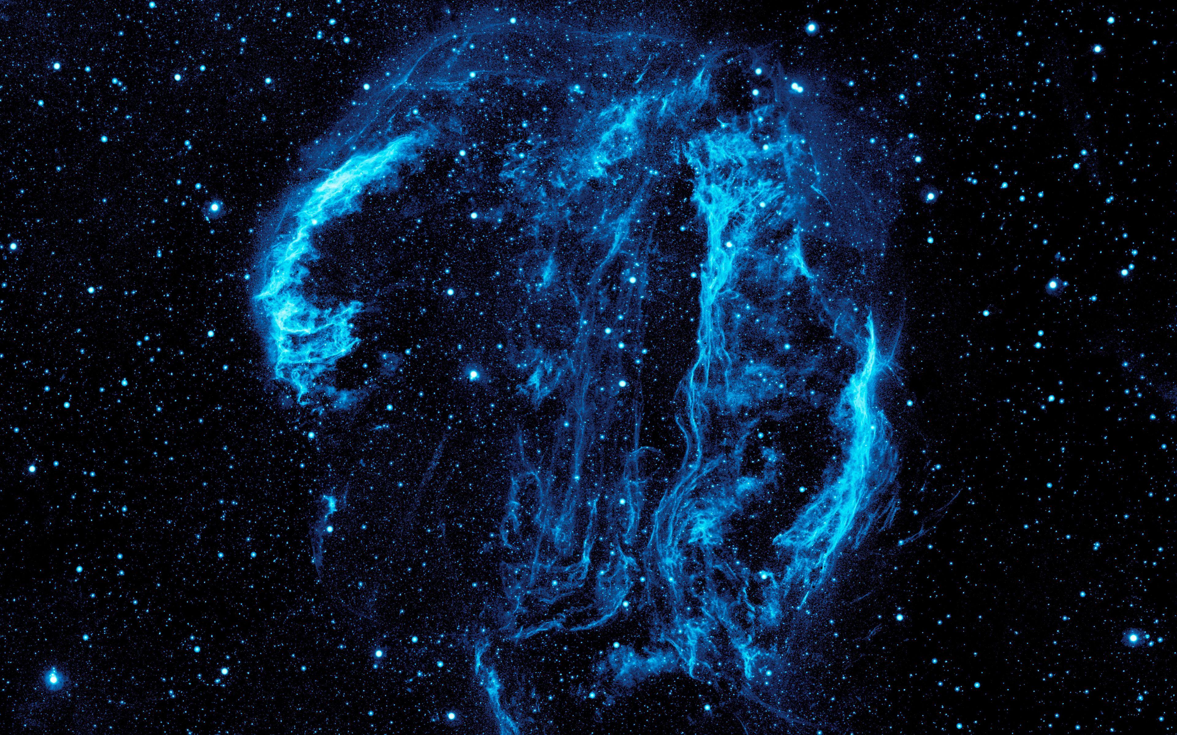 3840x2400 Download wallpaper 3840x2400 nebula, ultraviolet, stars, galaxy