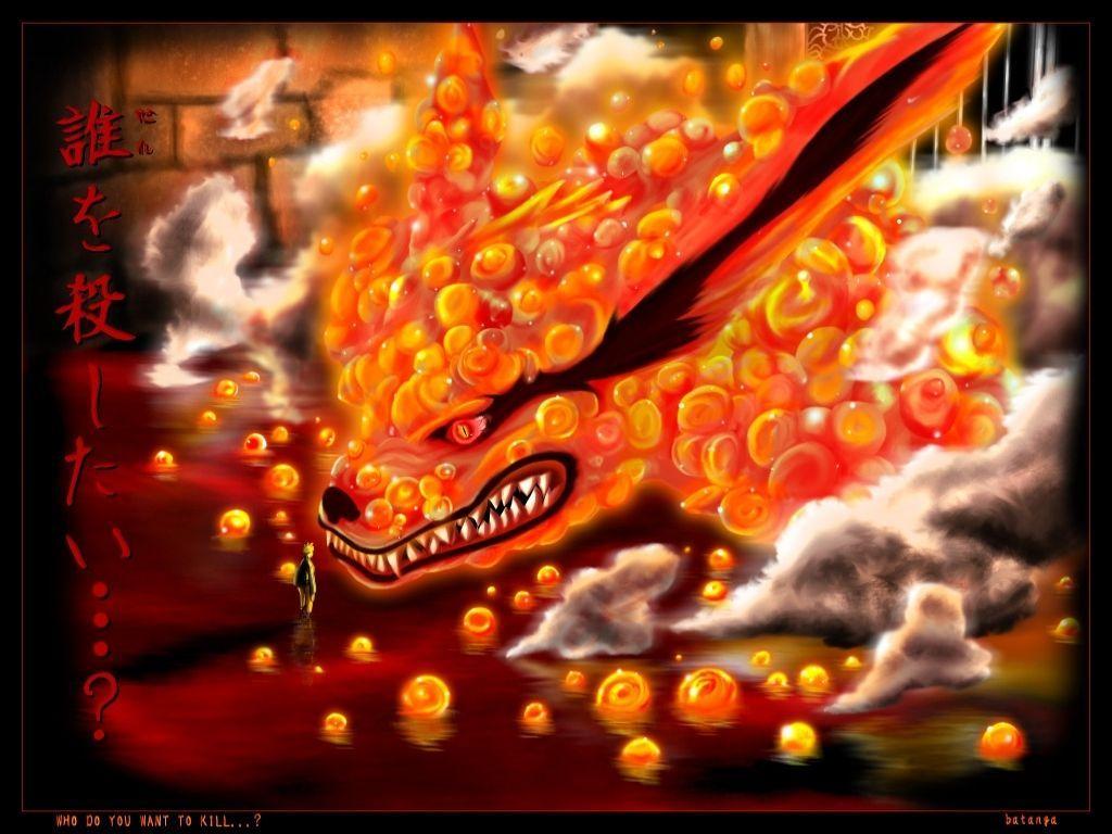 1024x768 Nine Tails Wallpaper