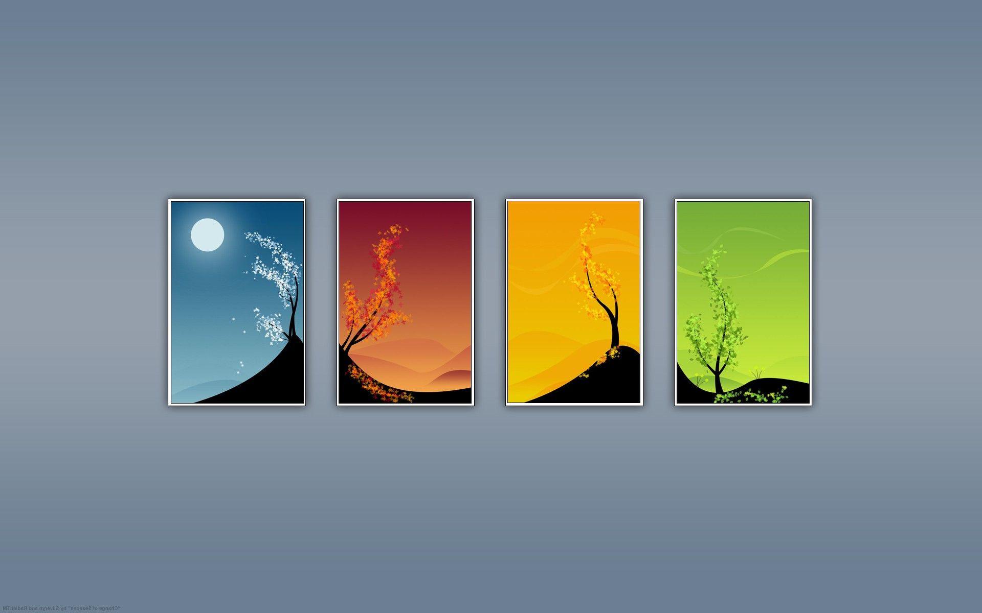 1920x1200 Four Seasons Wallpaper