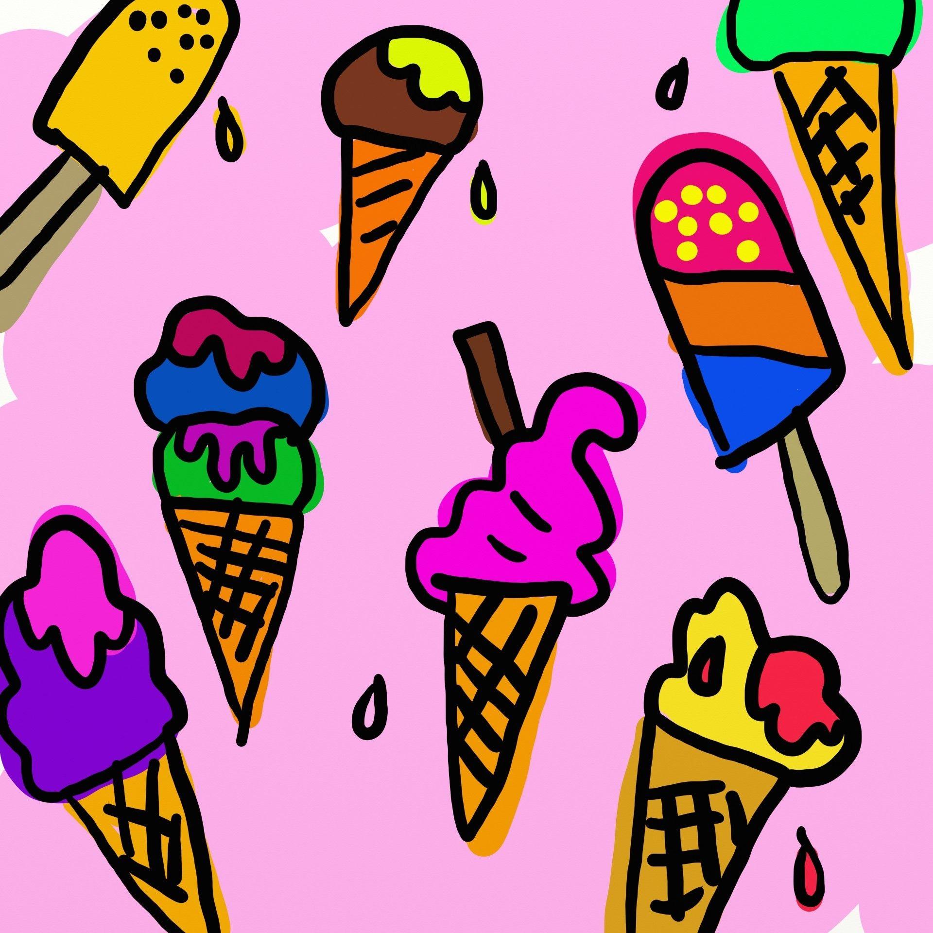 Ice Cream Cartoon Wallpapers - Top Free Ice Cream Cartoon Backgrounds -  WallpaperAccess