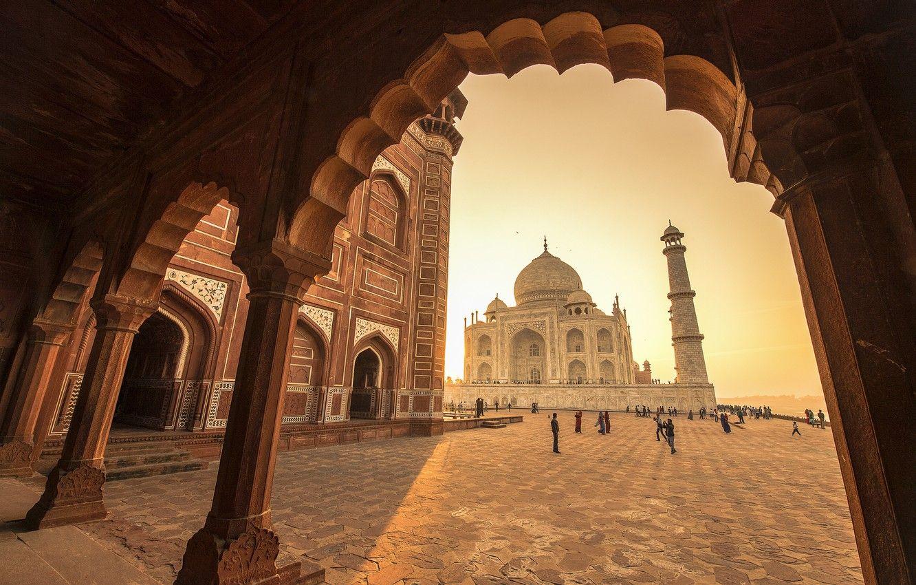 1332x850 Wallpaper India, Taj Mahal, mosque, the mausoleum, Agra, Taj Mahal