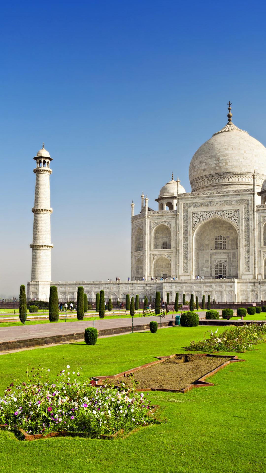 Hình nền HD 1080x1920 Taj Mahal.  Tải xuống hình nền HD