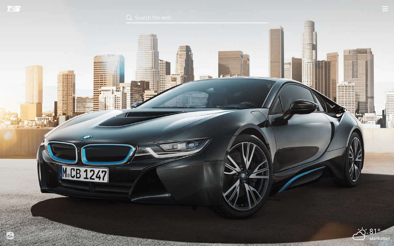 1280x800 BMW I8 HD Wallpaper New Tab Theme Speed Motors