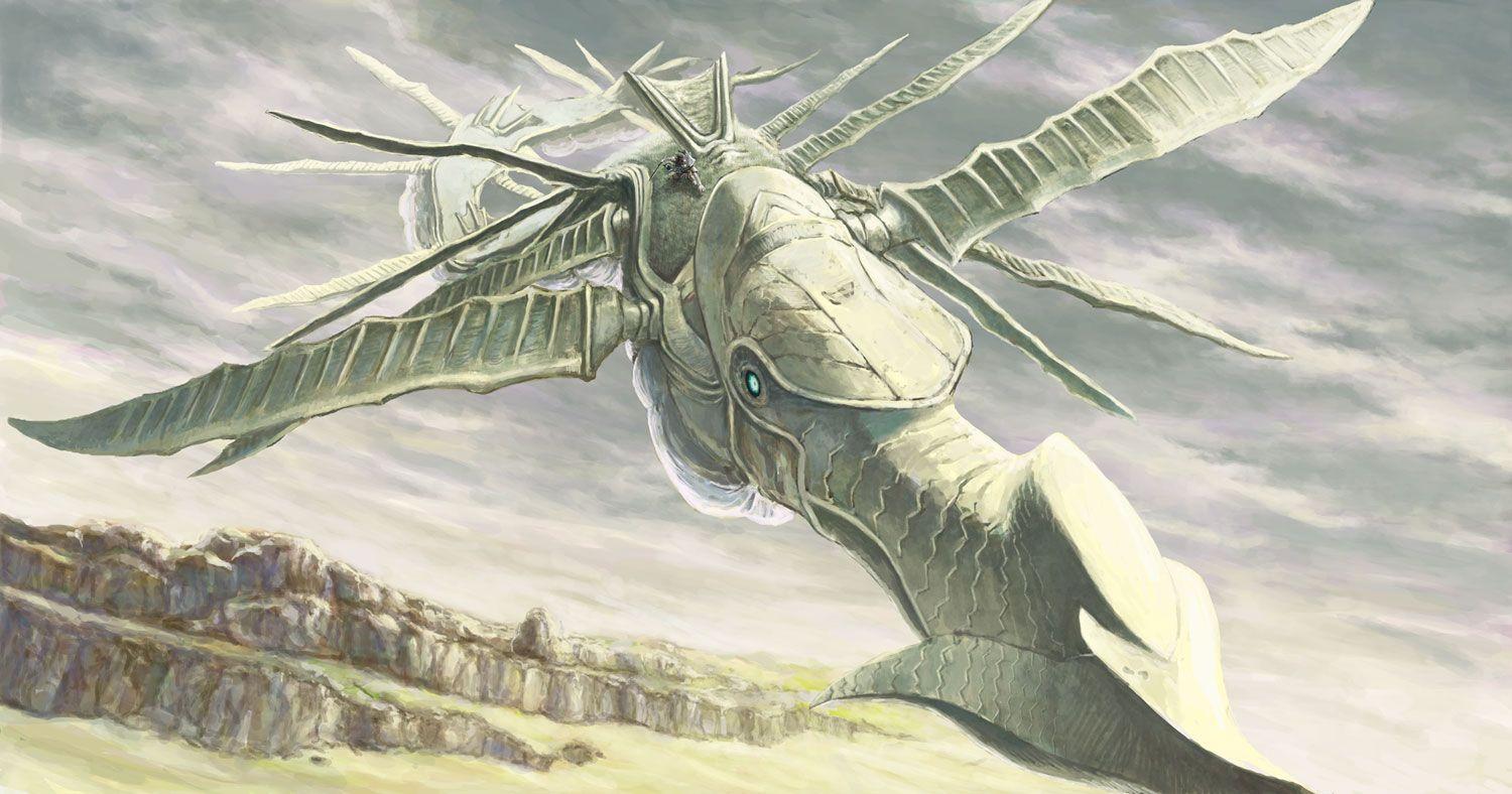 1500x788 wander and phalanx (shadow of the colossus) drawn