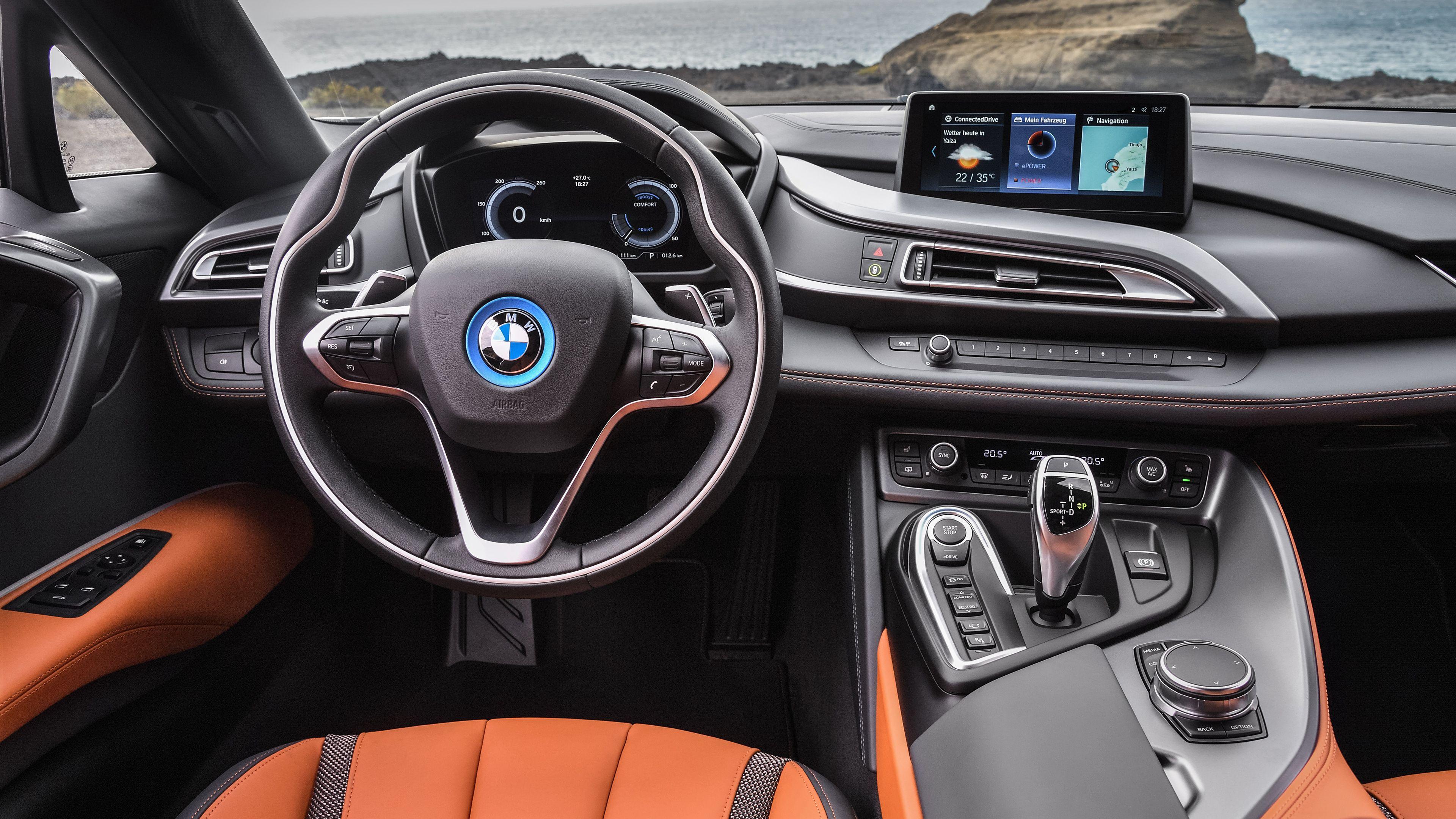 3840x2160 Wallpaper 4k 2018 BMW I8 Roadster Interior 2018 cars wallpaper