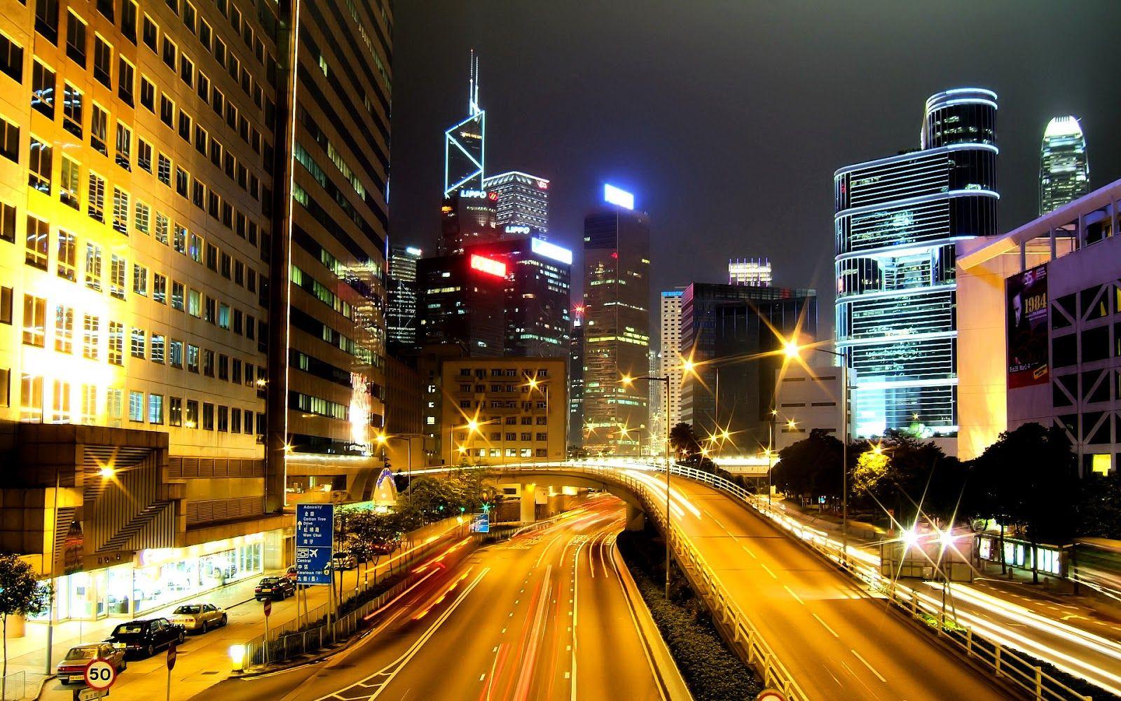 1600x1000 3D City Wallpaper