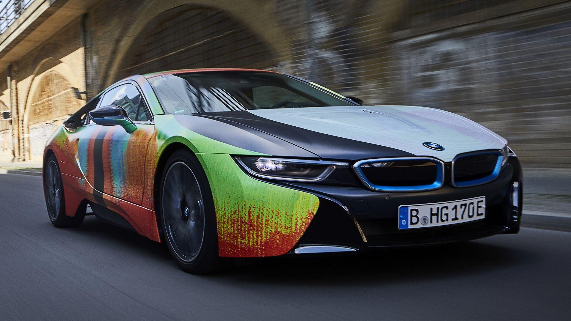 1920x1080 BMW i8 Art Car by Thomas Scheibitz and HD Image