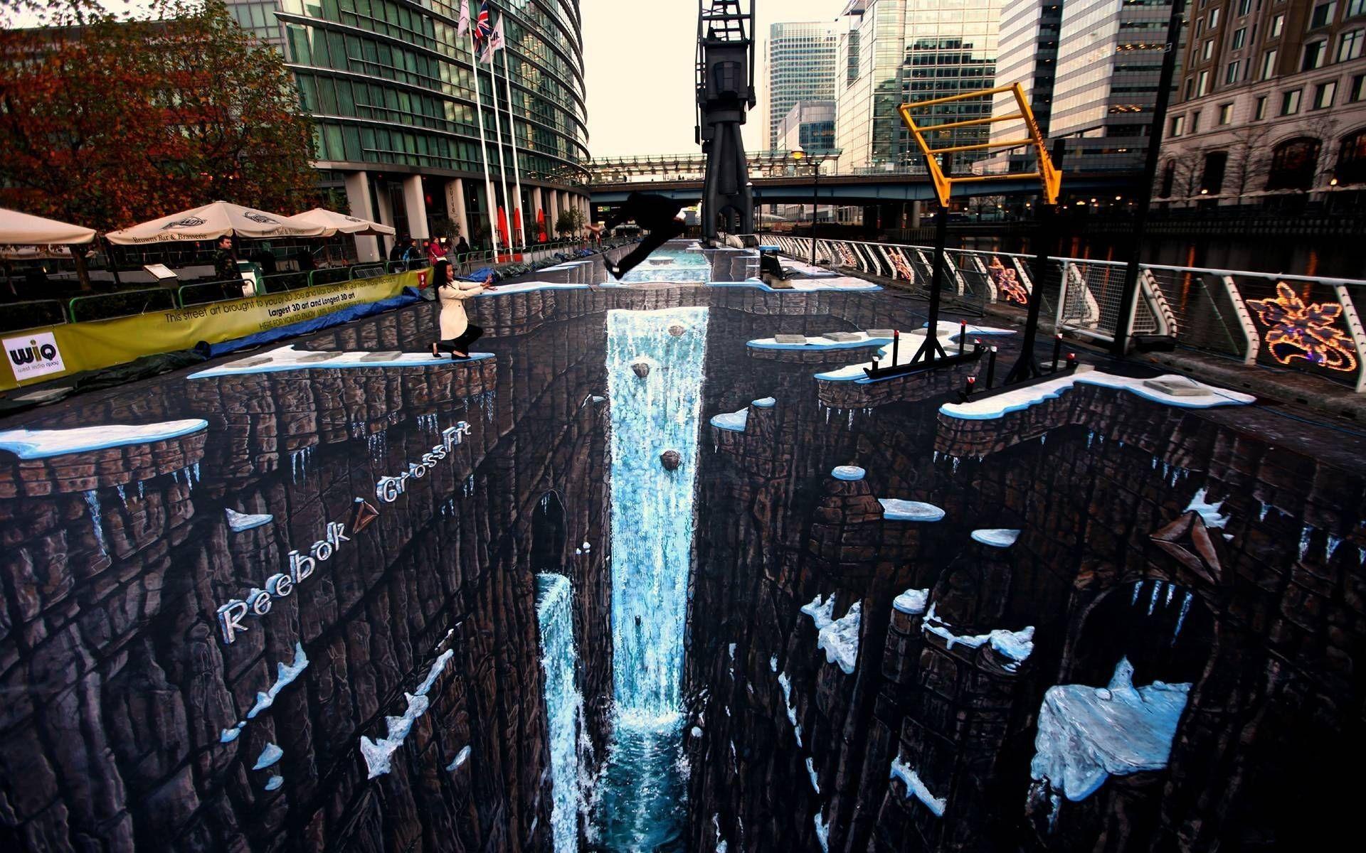 1920x1200 WoowPaper: Full HD Art Street Art 3D Wallpaper