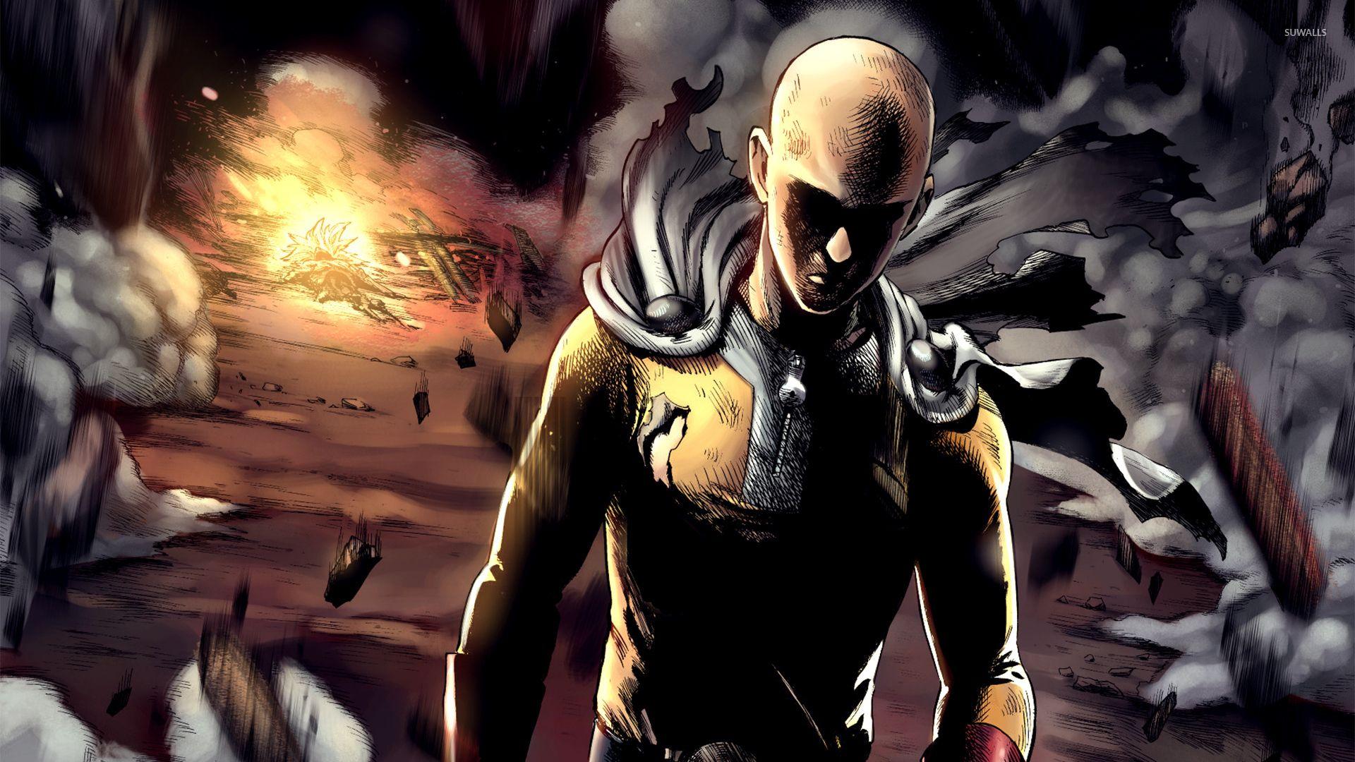 Free download Saitama One Punch Man 4K Wallpaper [2160x3840] for