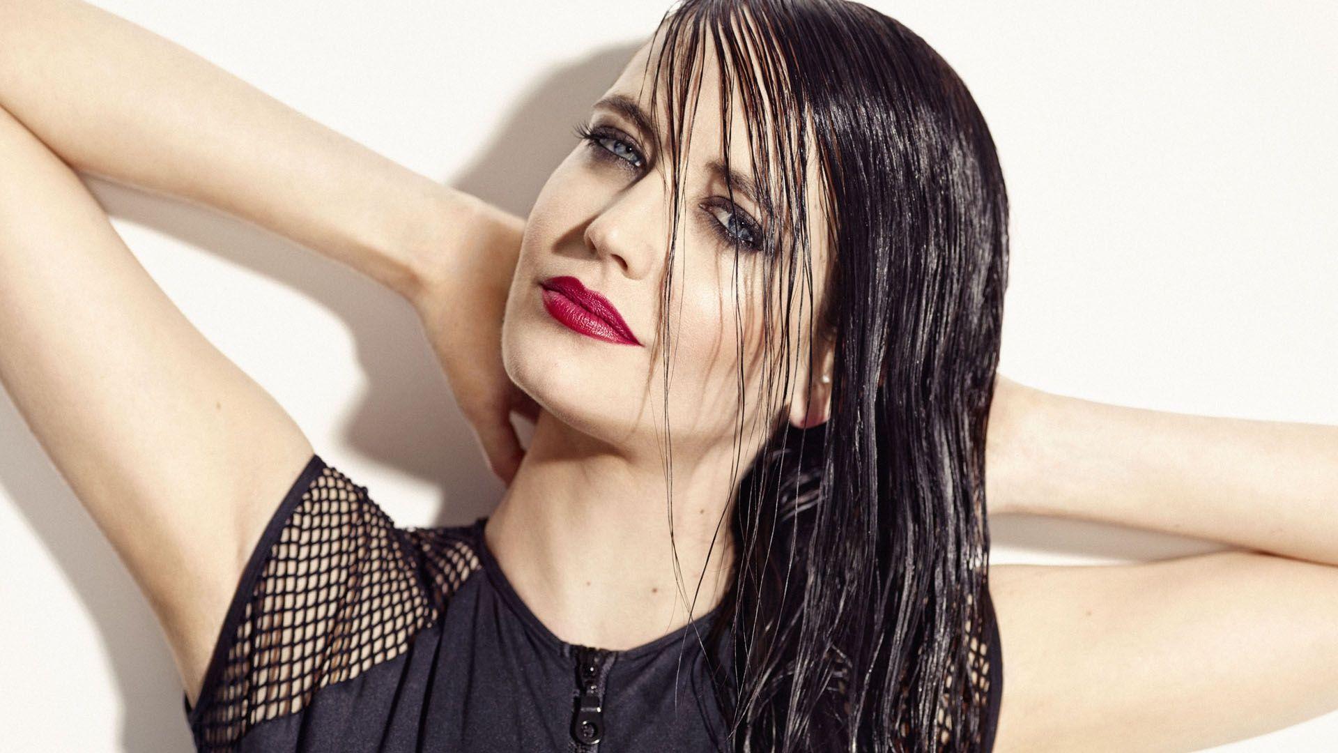 1920x1080 Eva Green Red Lips Wallpaper