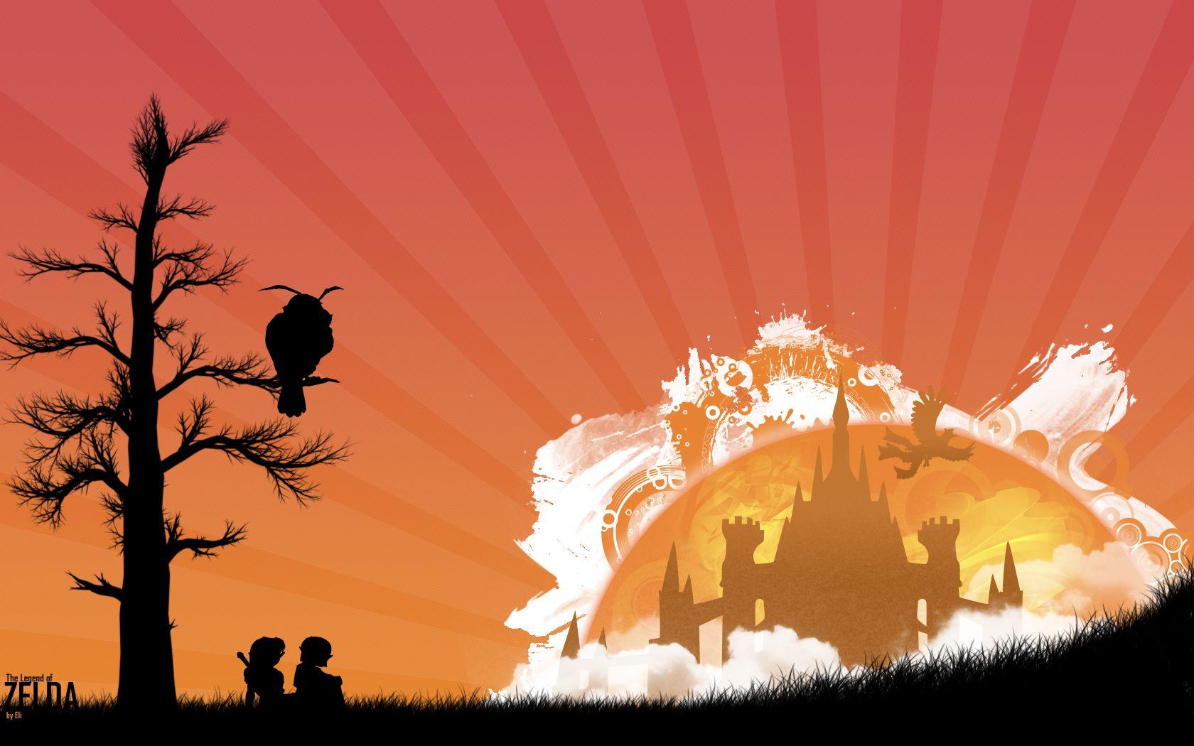 1680x1050 minimalistic, The Legend of Zelda wallpaper