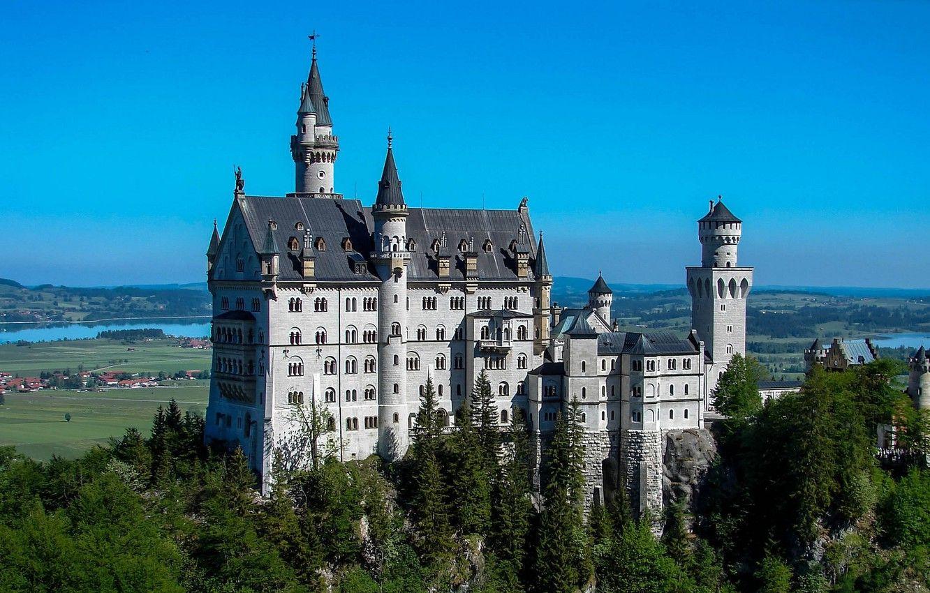 1332x850 Wallpaper castle, Germany, Bayern, Neuschwanstein, Neuschwanstein
