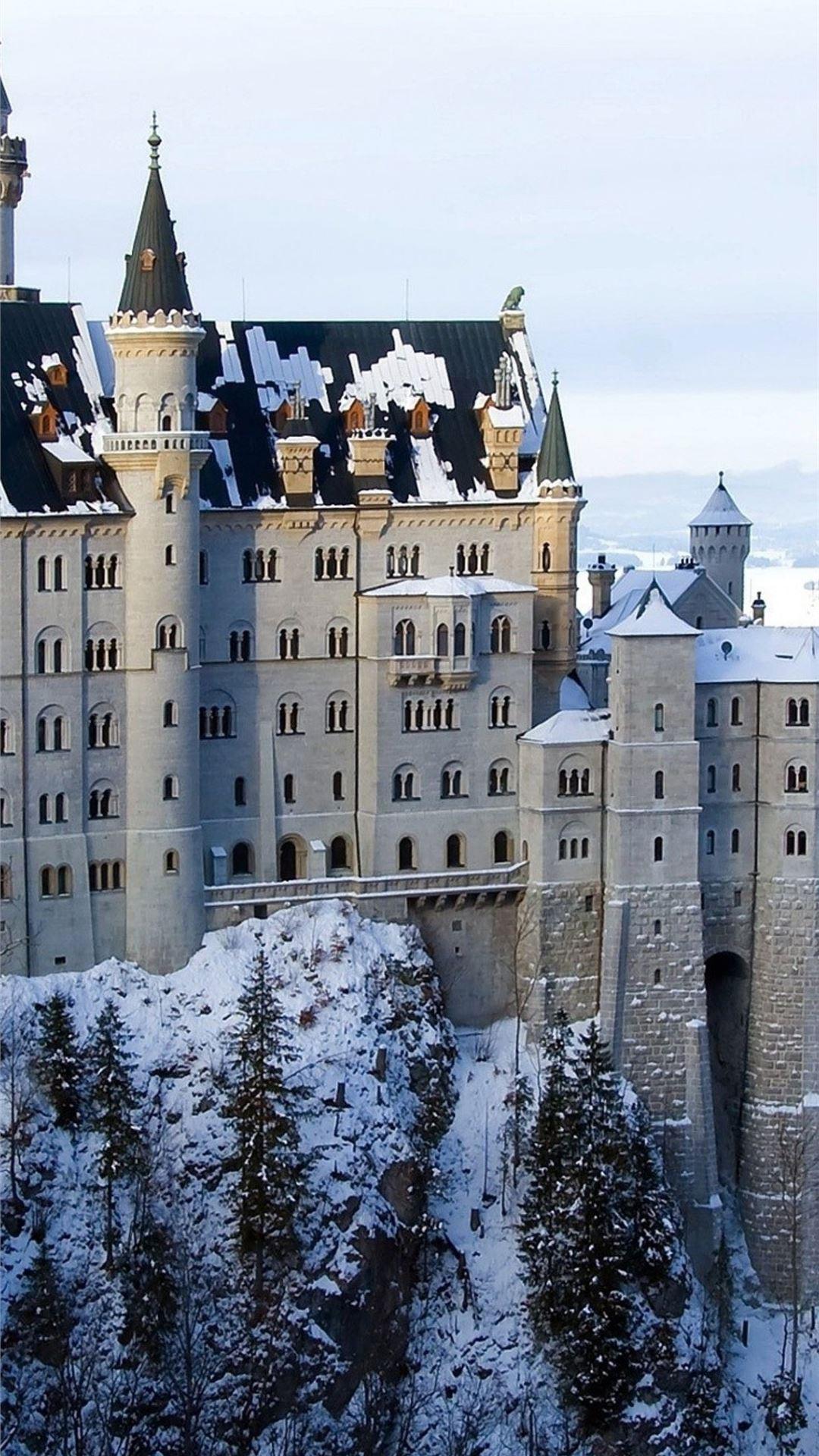 1080x1920 Neuschwanstein Castle iPhone 8 Wallpaper Free Download