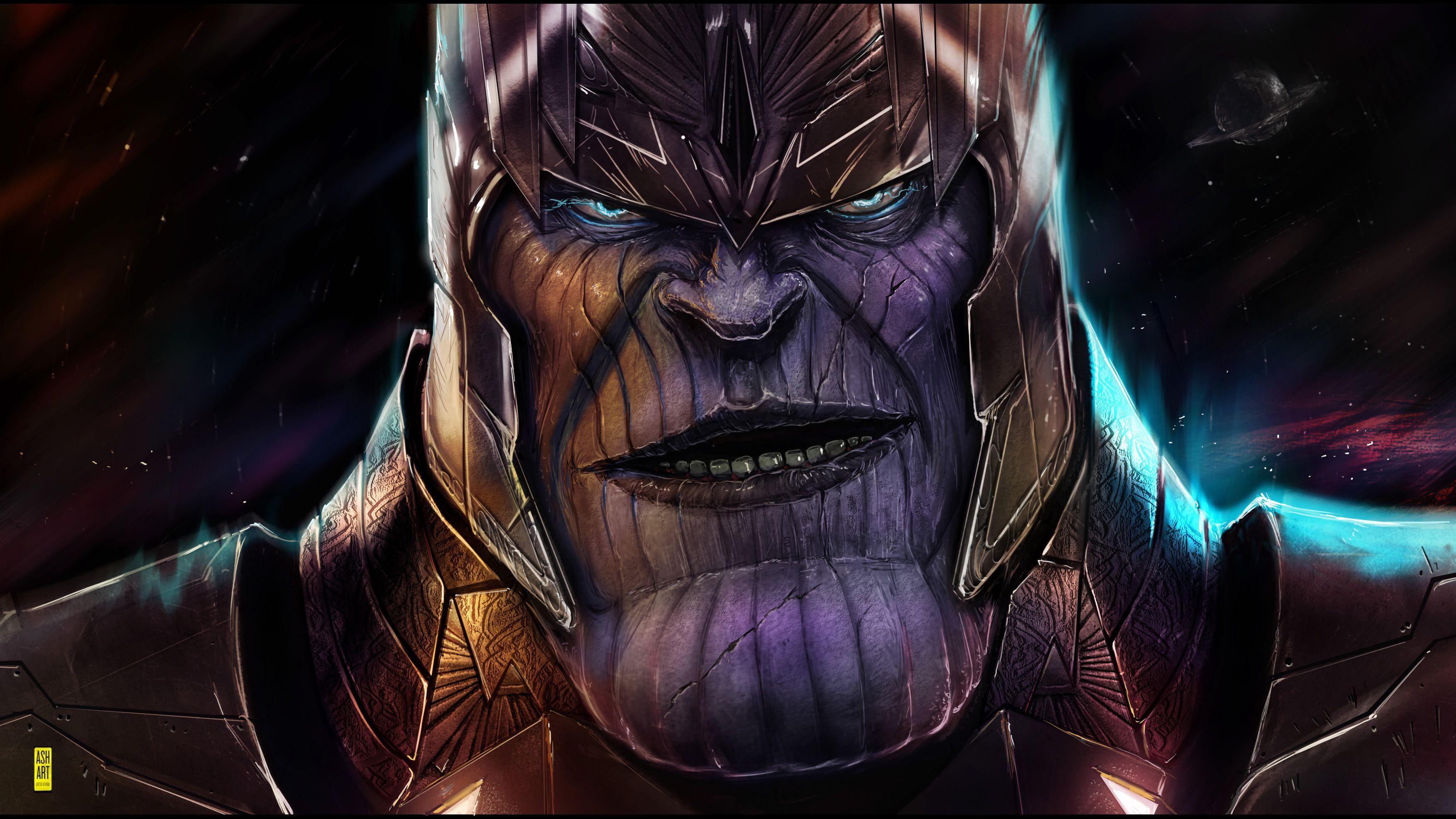 3507x1973 Thanos 4K Digital Artwork 720P HD 4k Wallpaper, Image